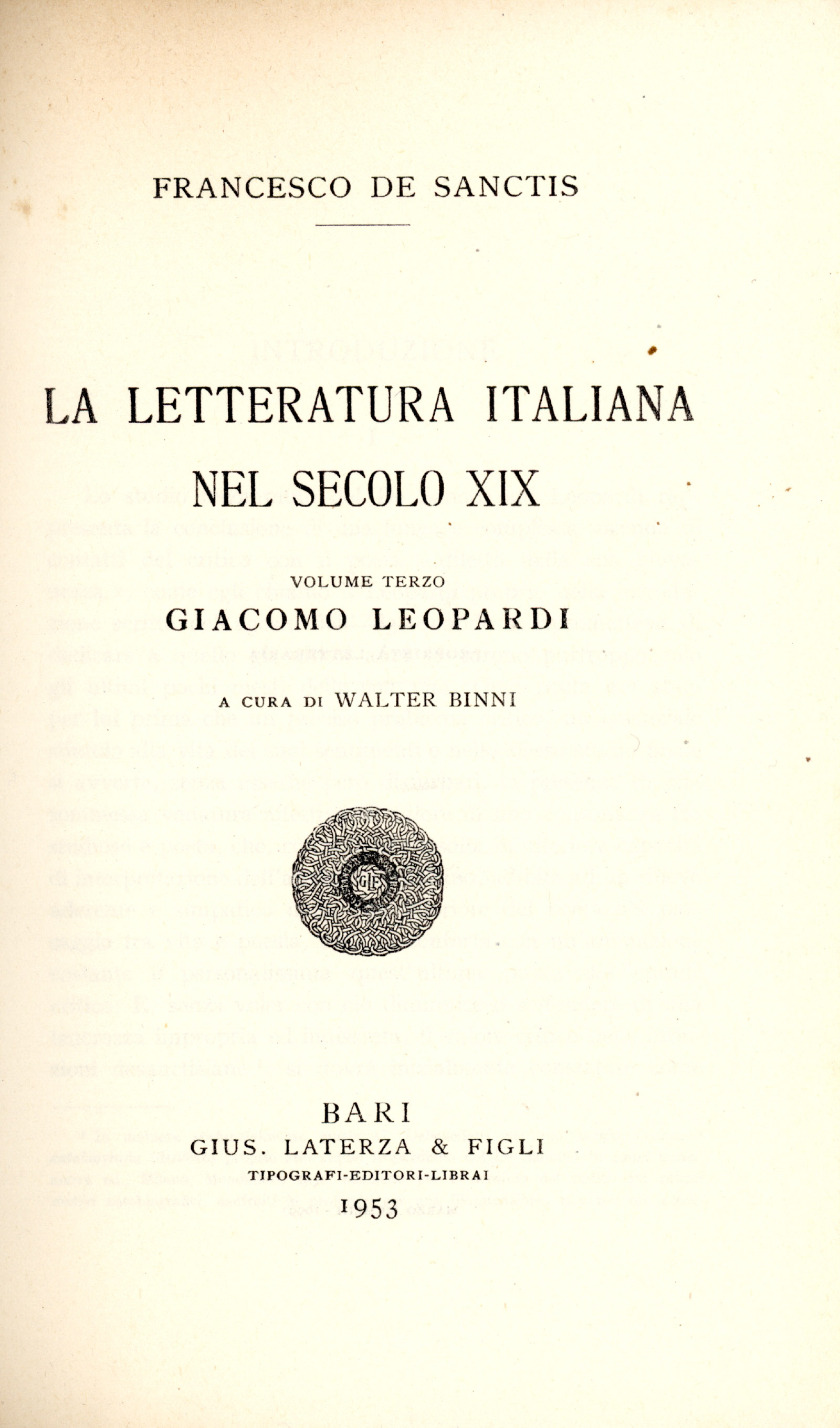 Giacomo Leopardi