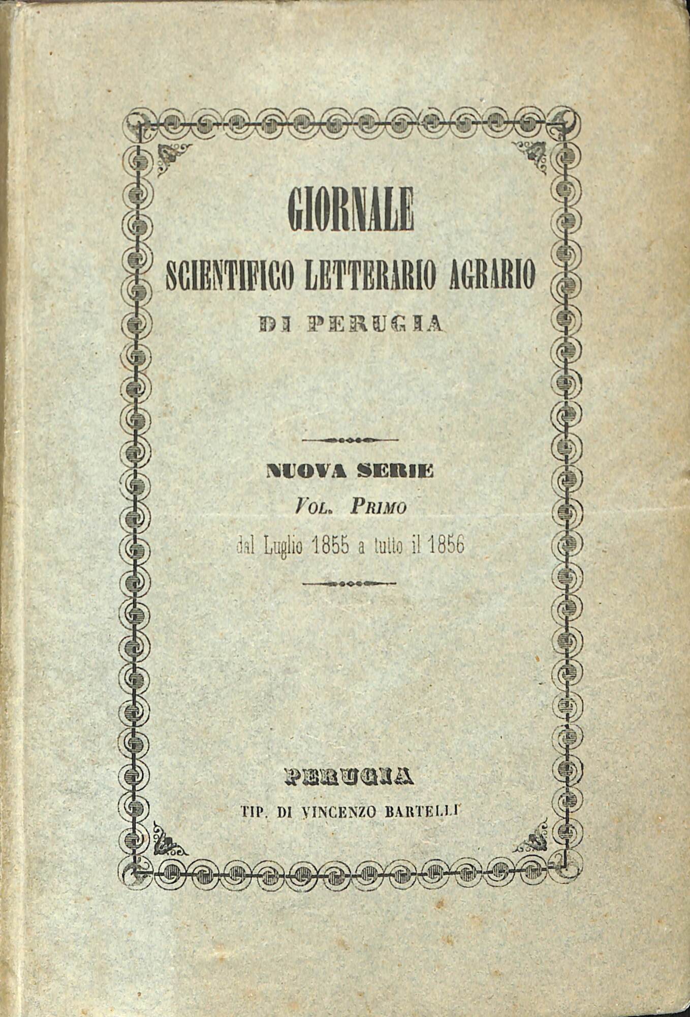 Giornale scientifico-letterario-agrario di Perugia 1855
