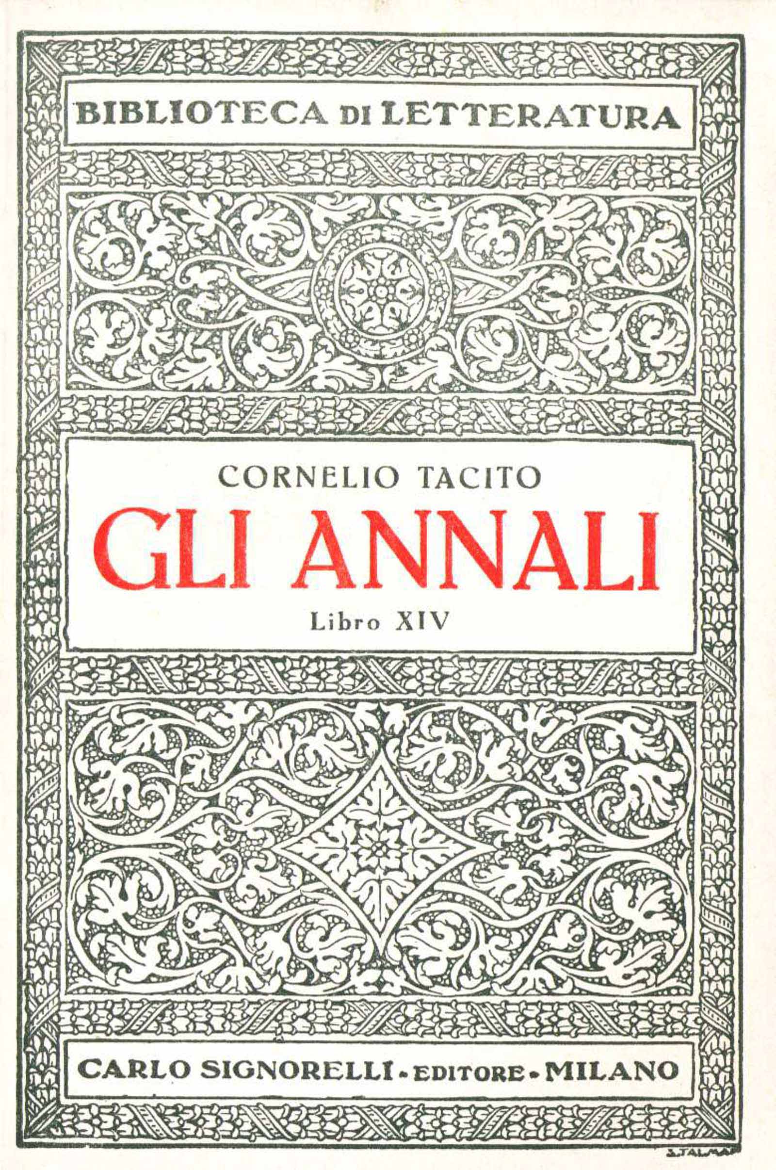 Gli annali. Libro XIV