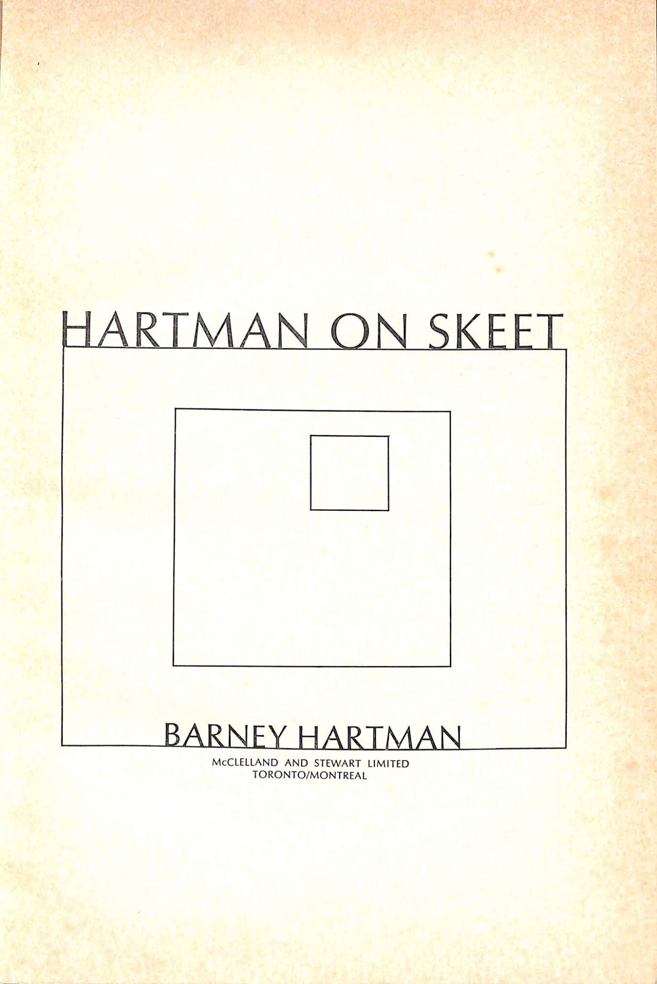 Hartman on skeet