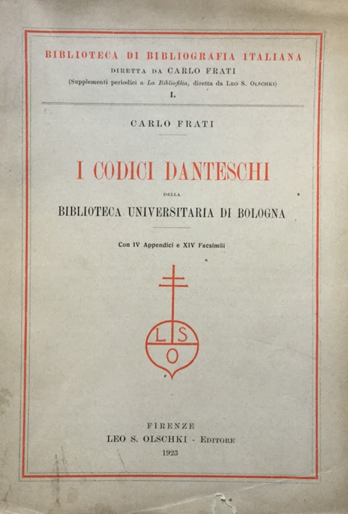 I codici danteschi della Biblioteca Universitaria di Bologna