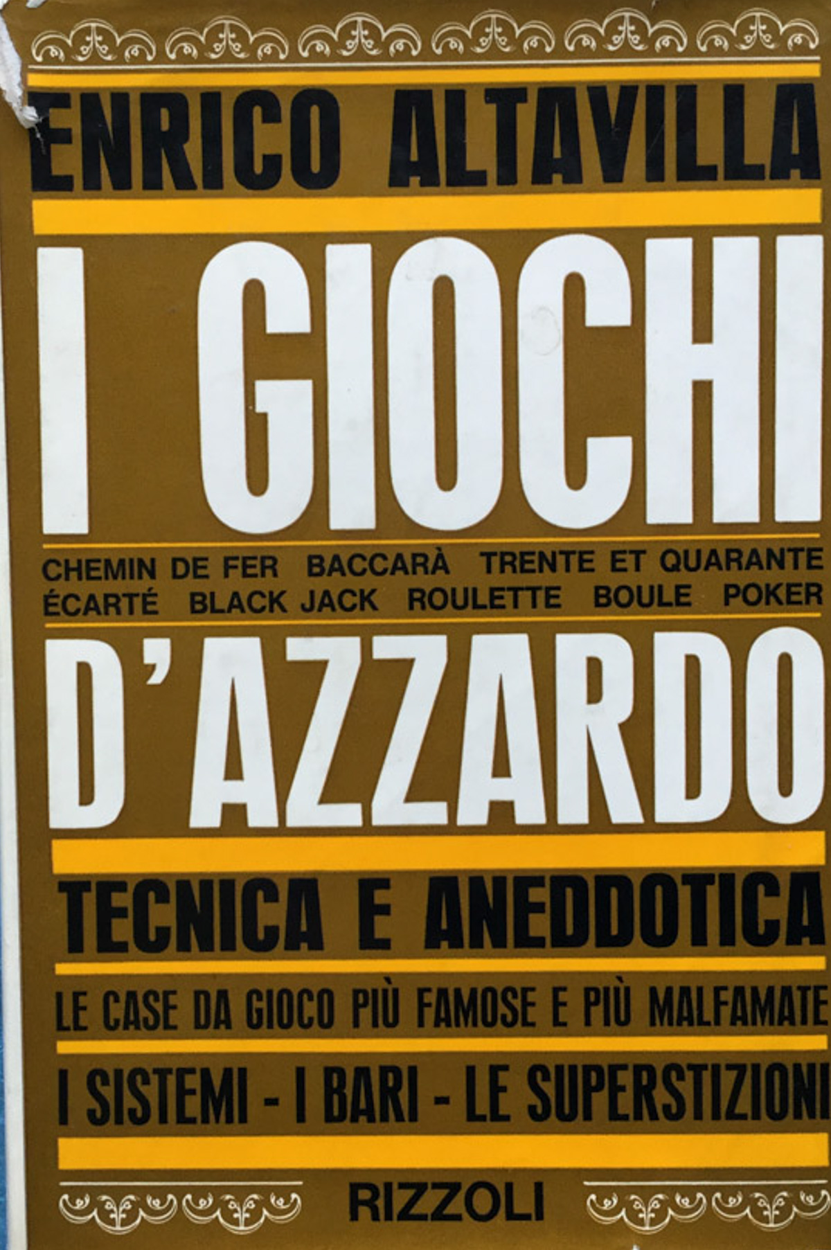 I giochi d'azzardo