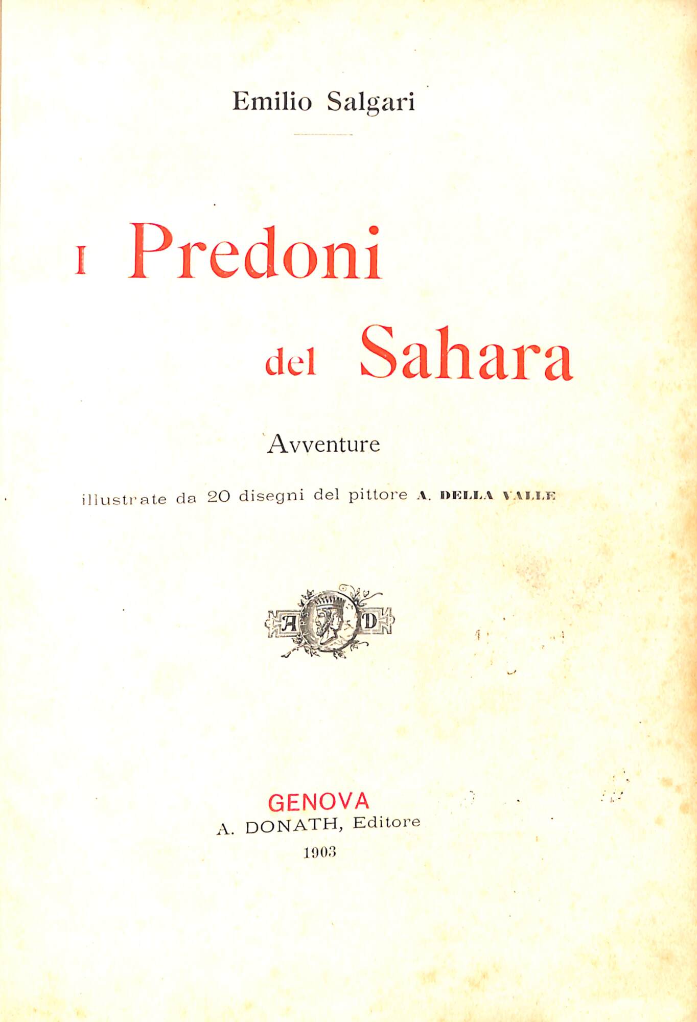 I predoni del Sahara