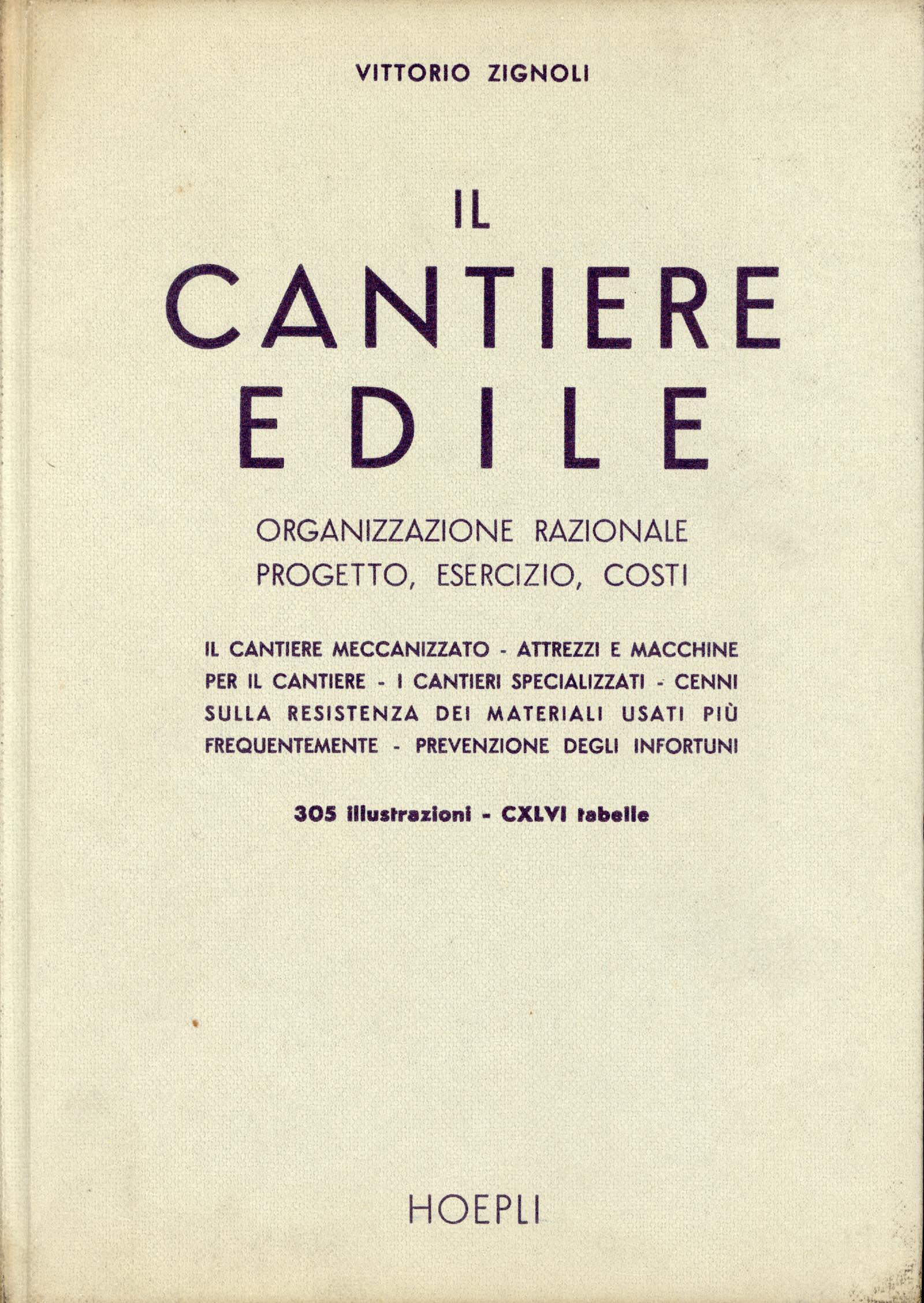 Il cantiere edile