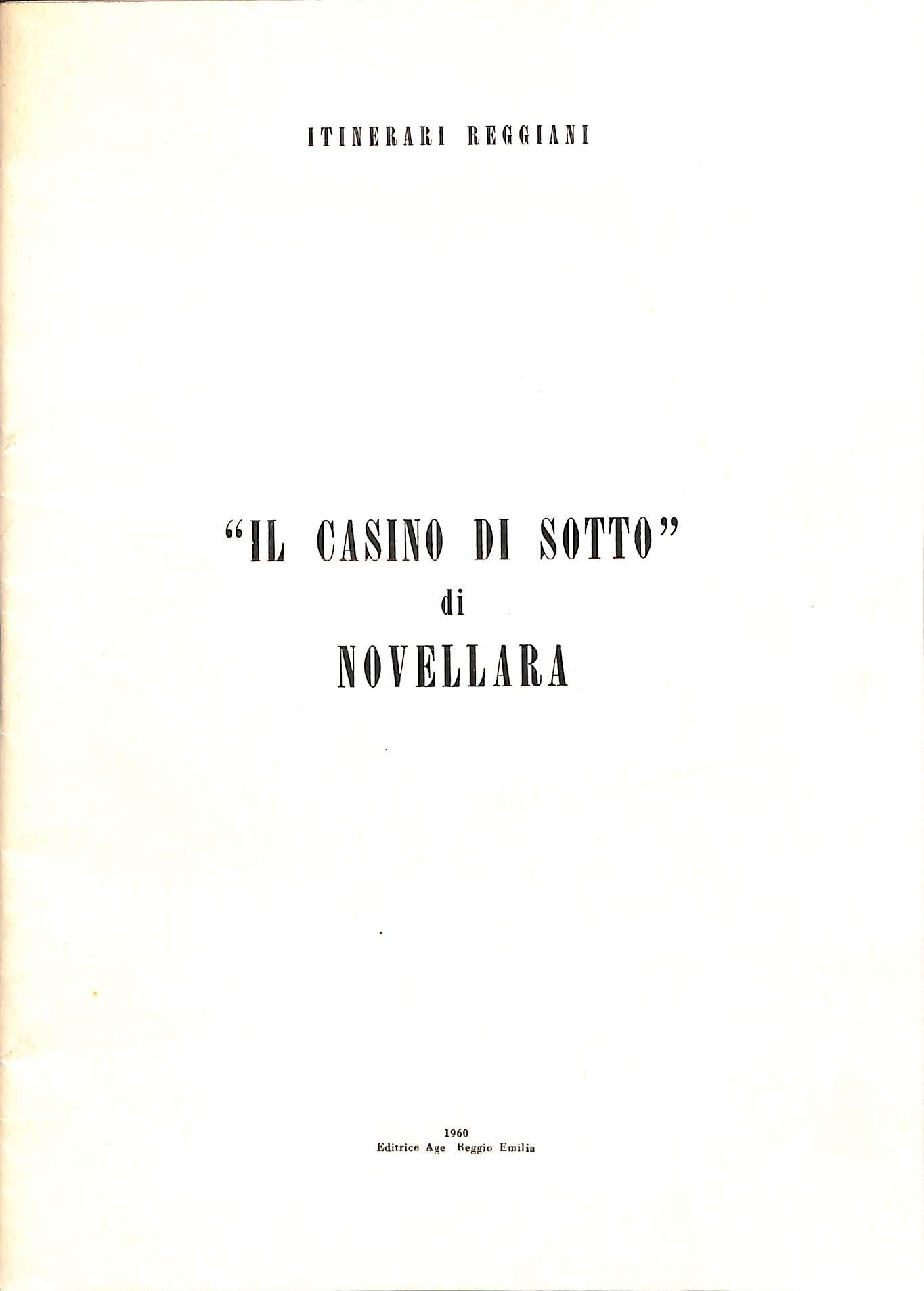 Il Casino di Sotto di Novellara