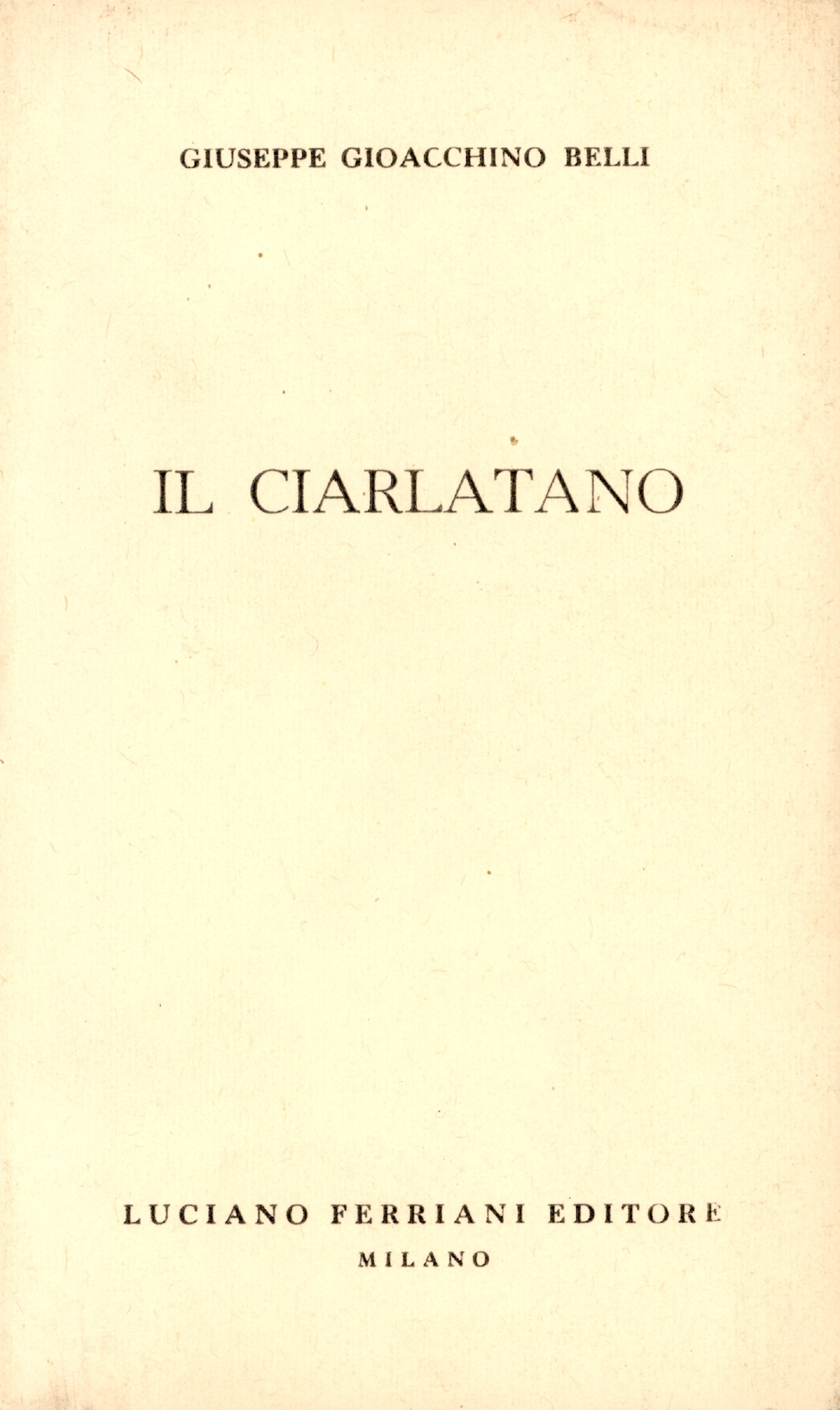 Il ciarlatano