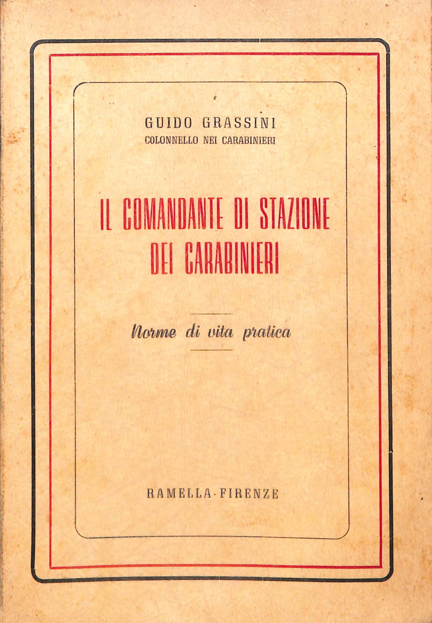 Il Comandante di stazione dei carabinieri