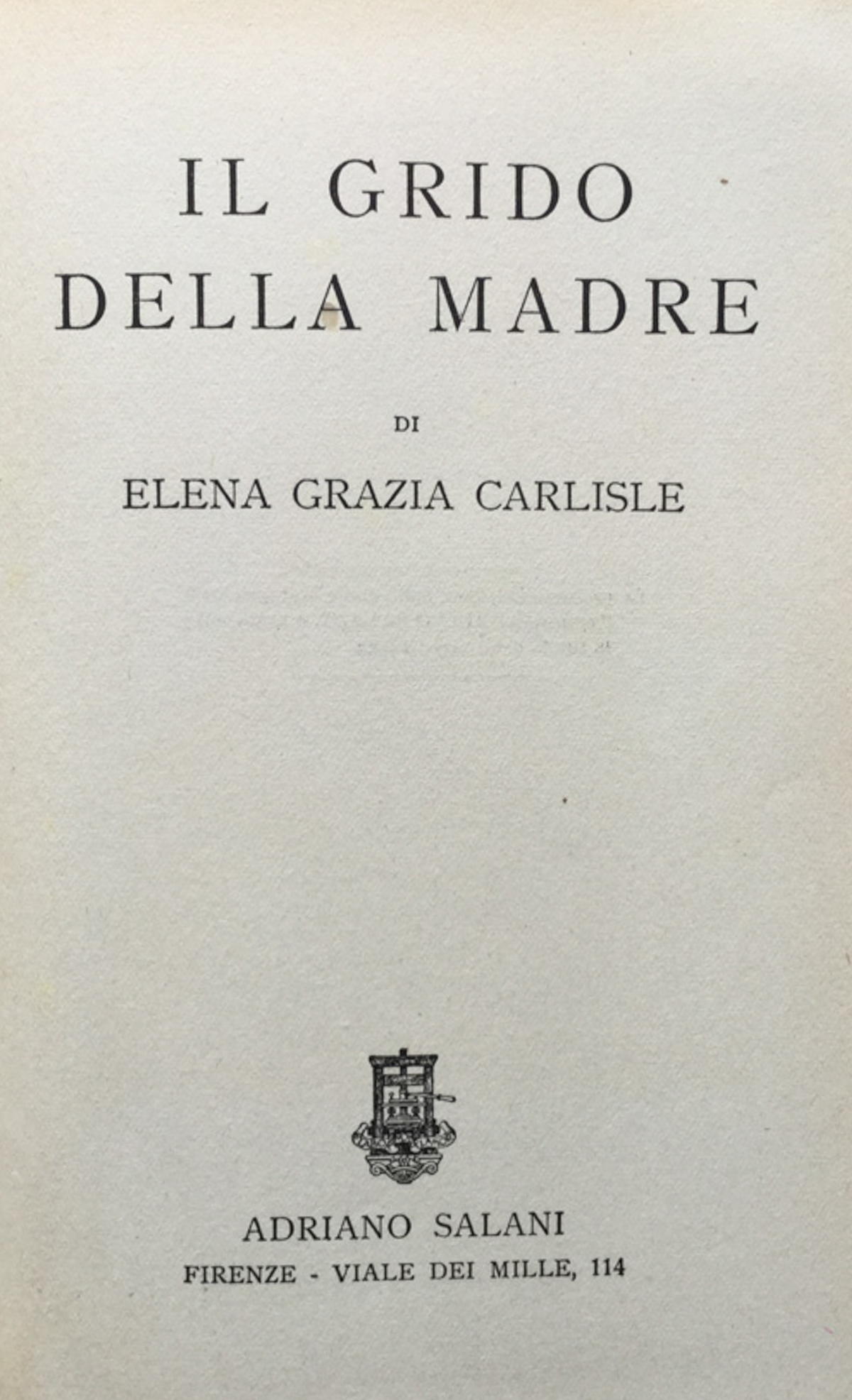 Il grido della madre