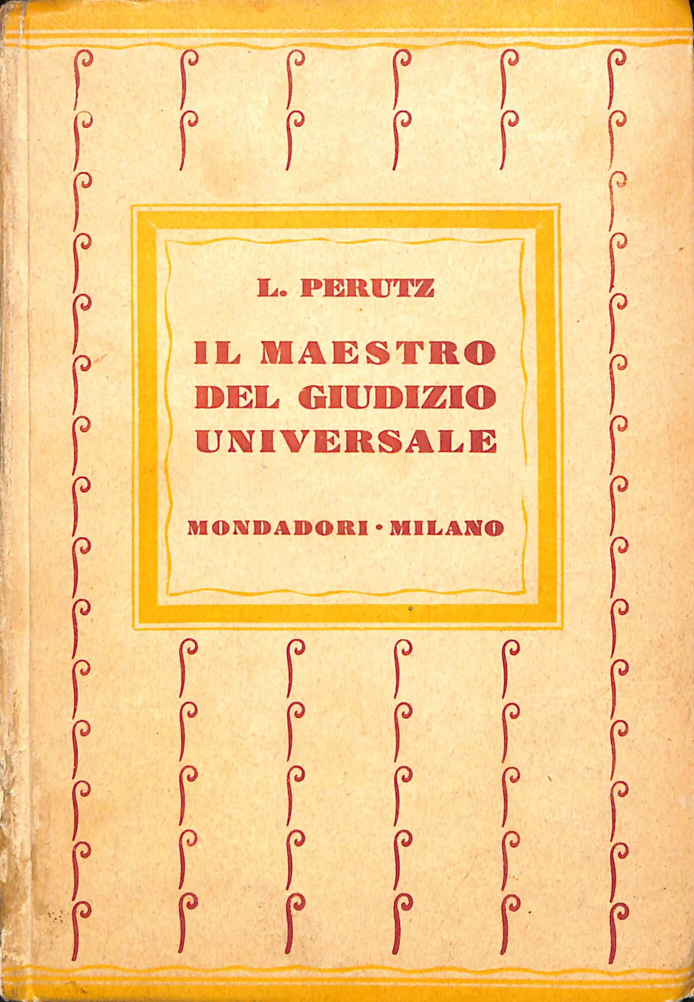 Il maestro del giudizio universale : romanzo