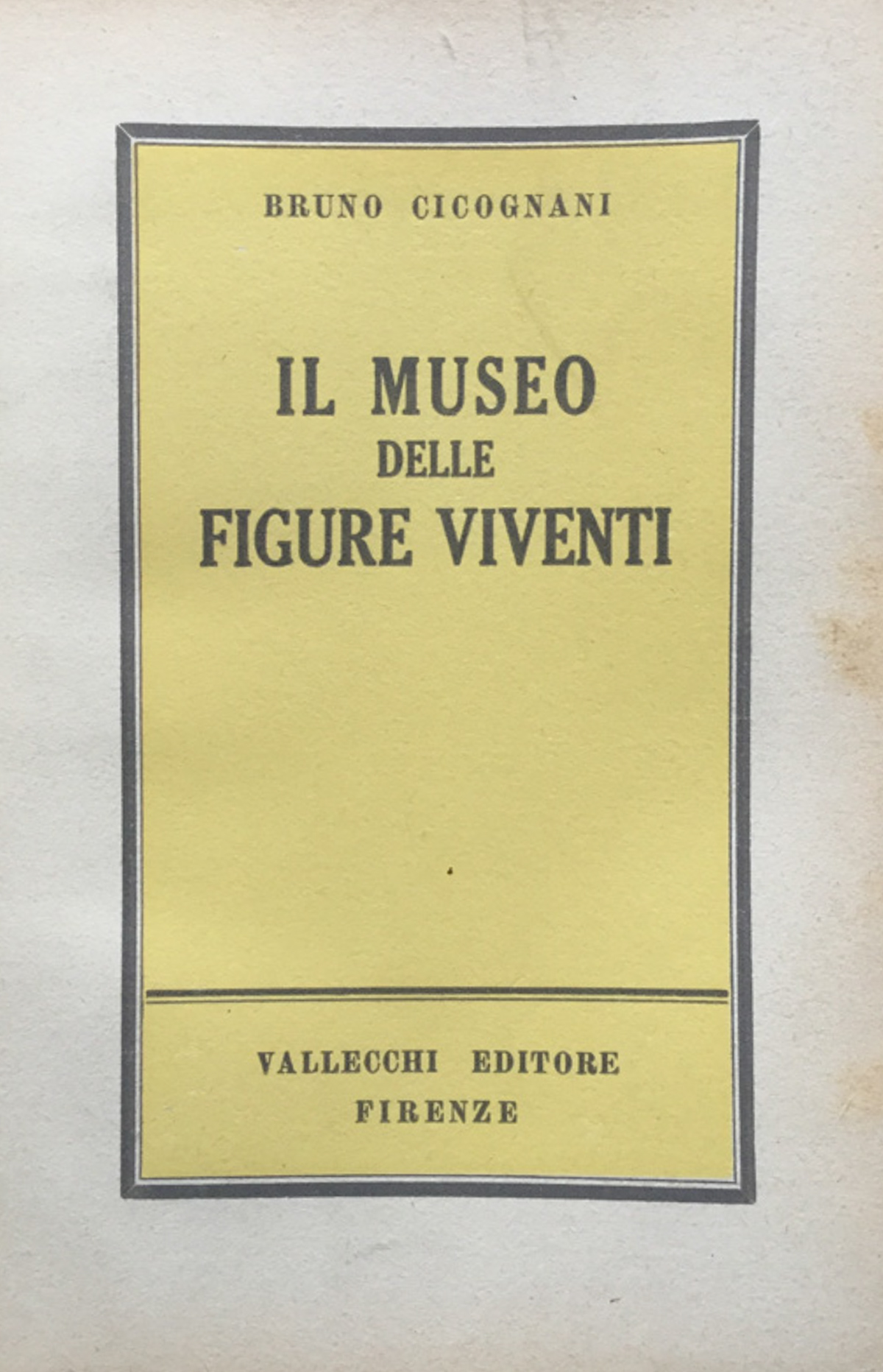 Il museo delle figure viventi. (racconti).