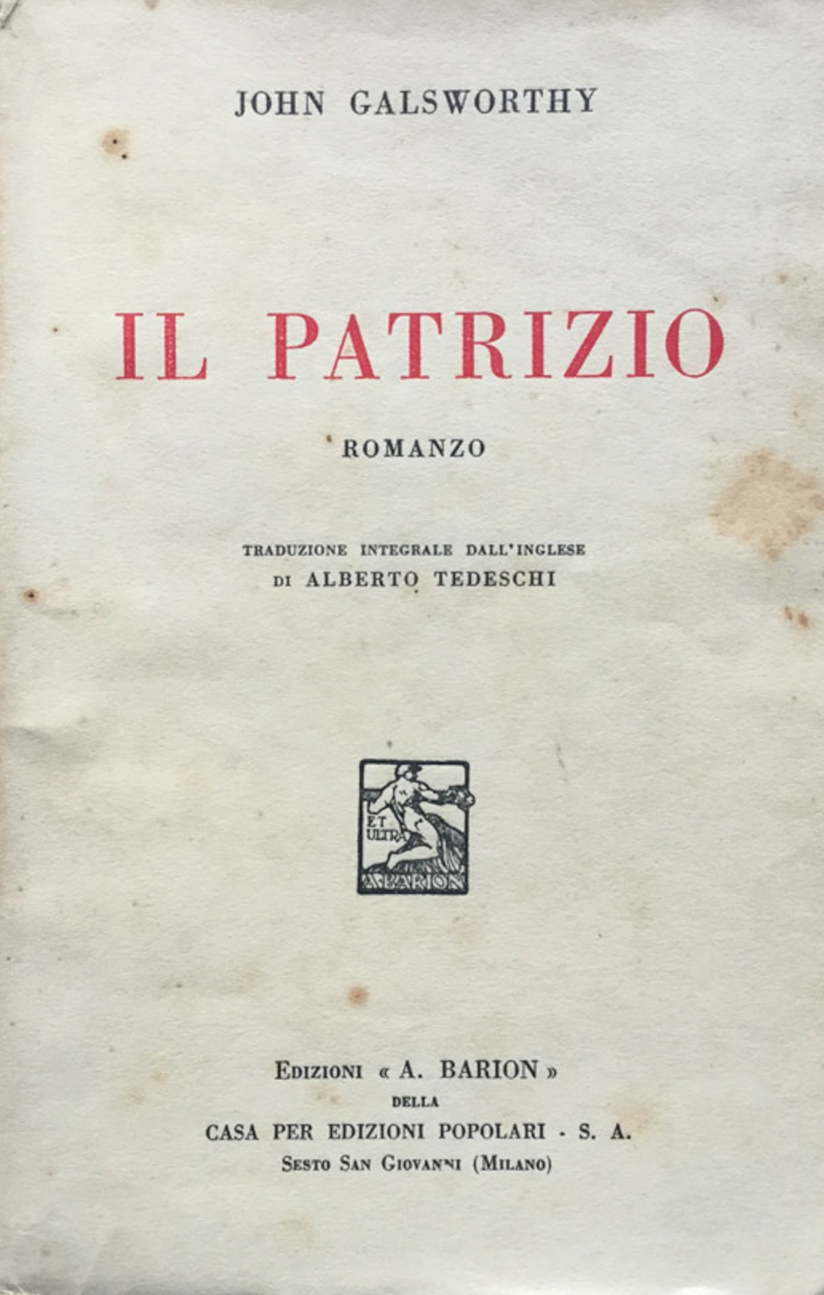 Il patrizio