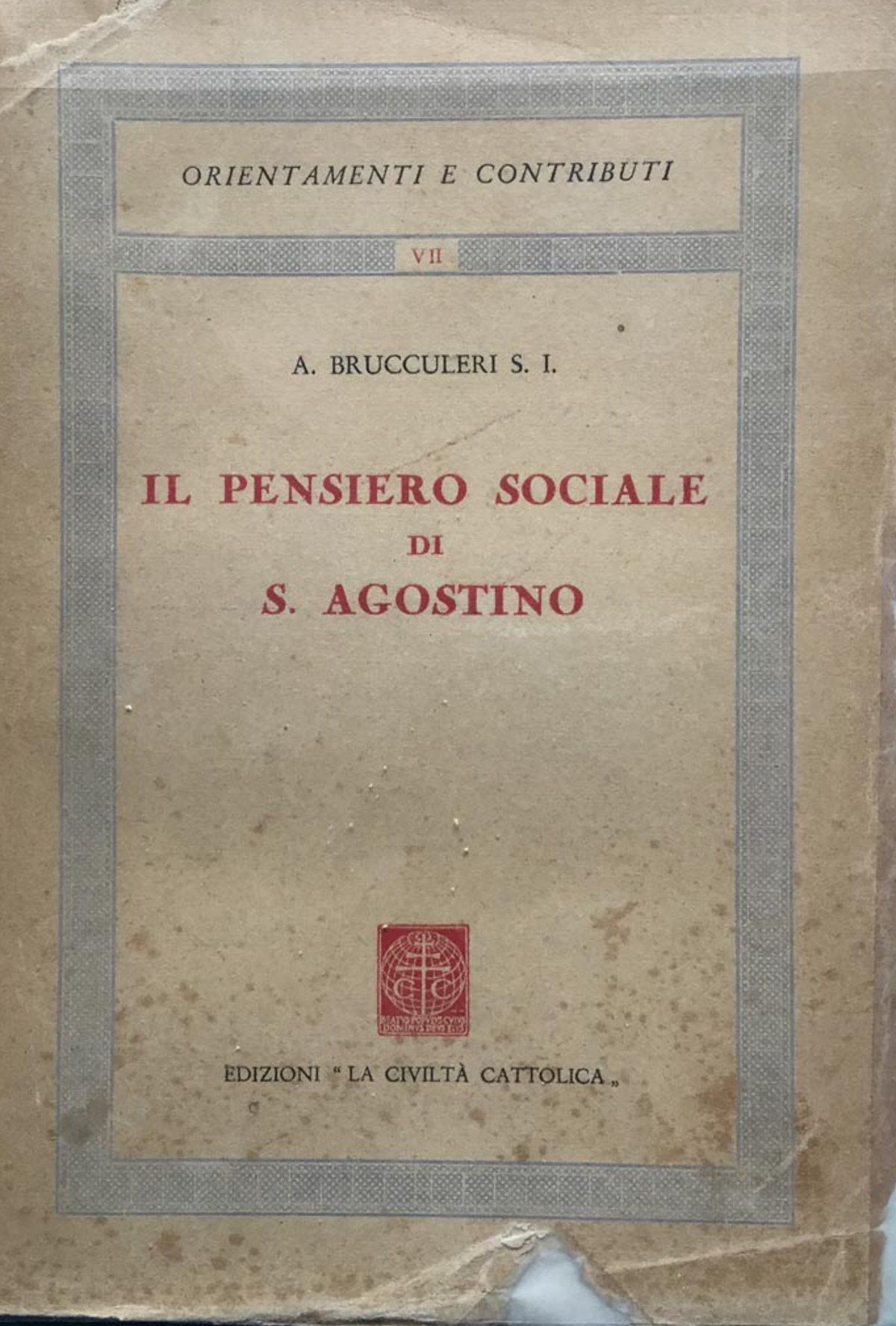 Il pensiero sociale di S. Agostino