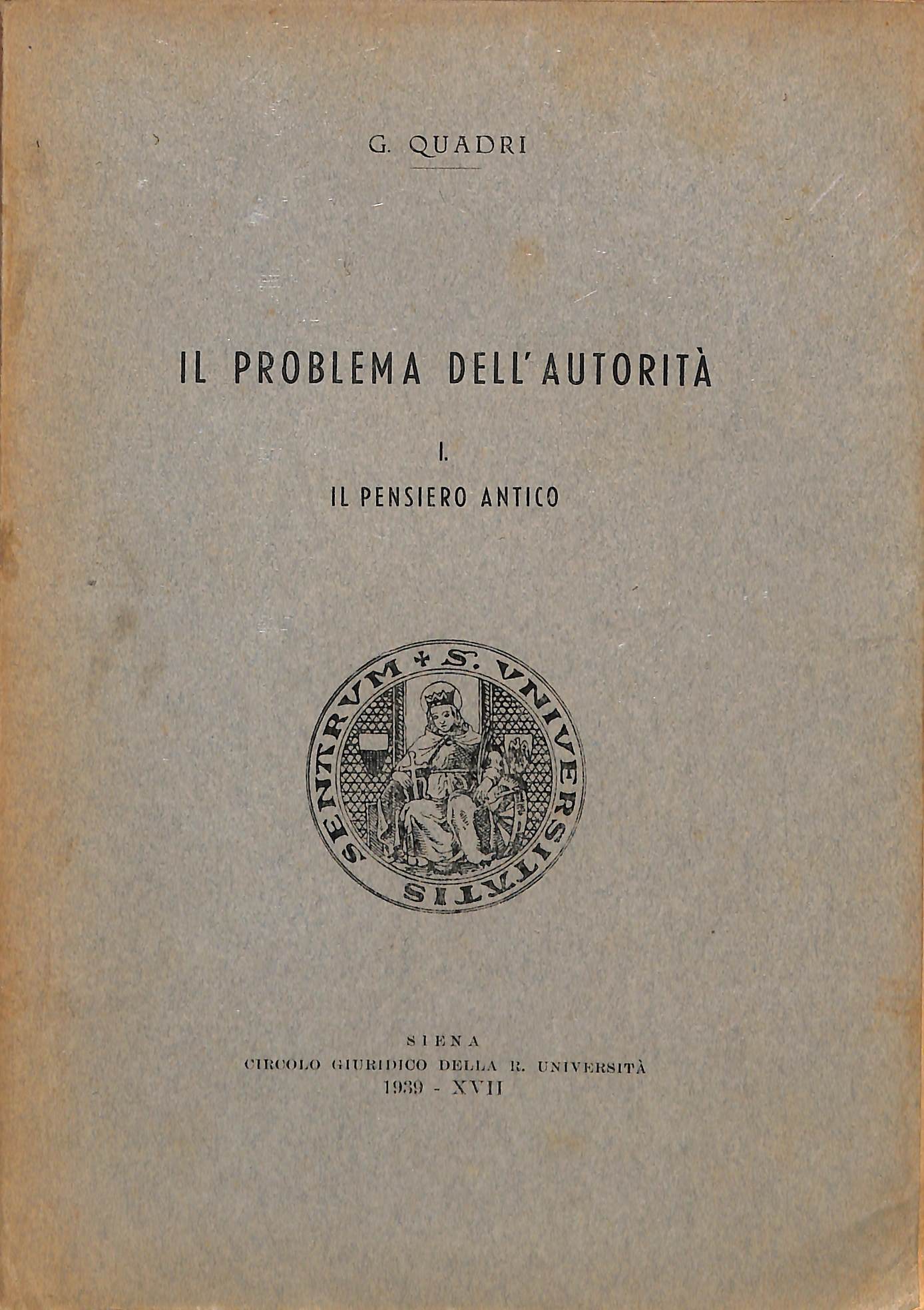 Il problema dell'autorità