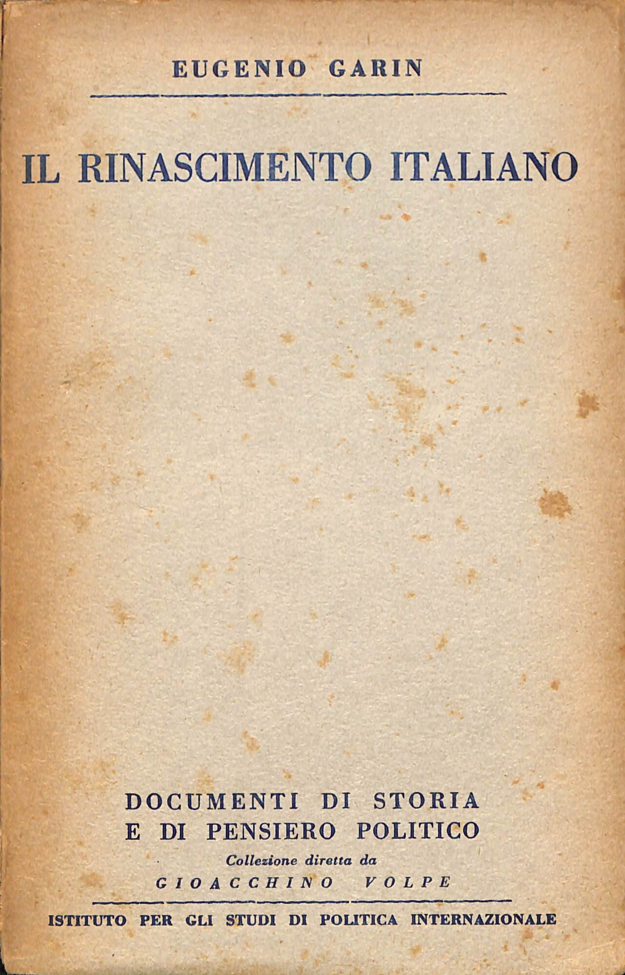 Il Rinascimento italiano