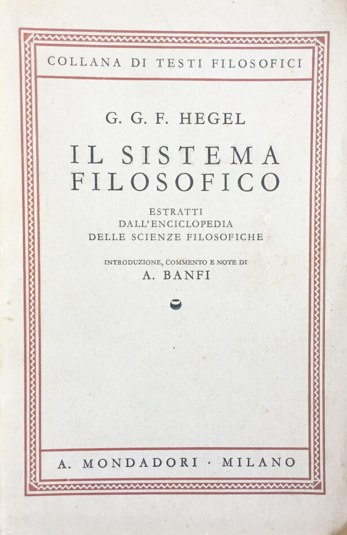 Il sistema filosofico