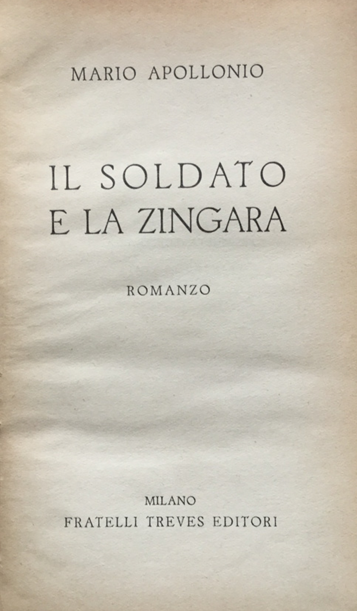 Il soldato e la zingara