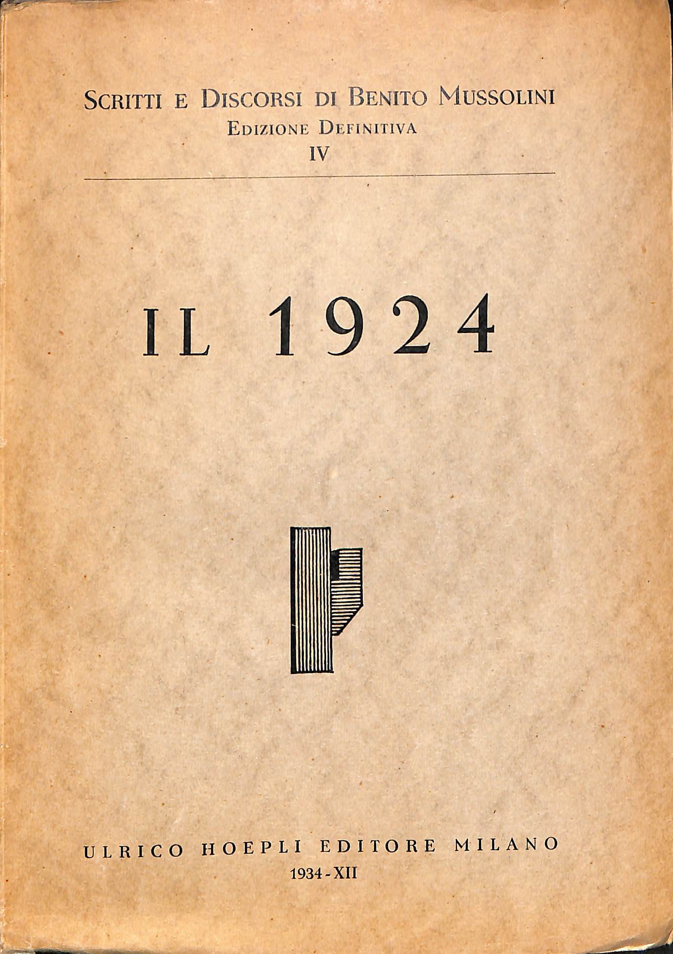 IV: Il 1924