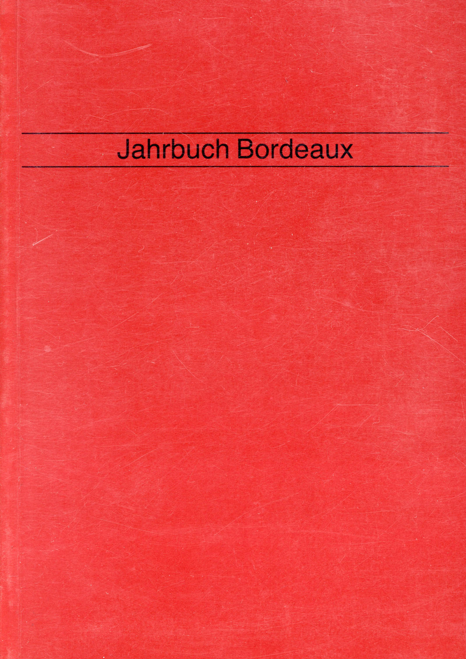 Jahrbuch Bordeax