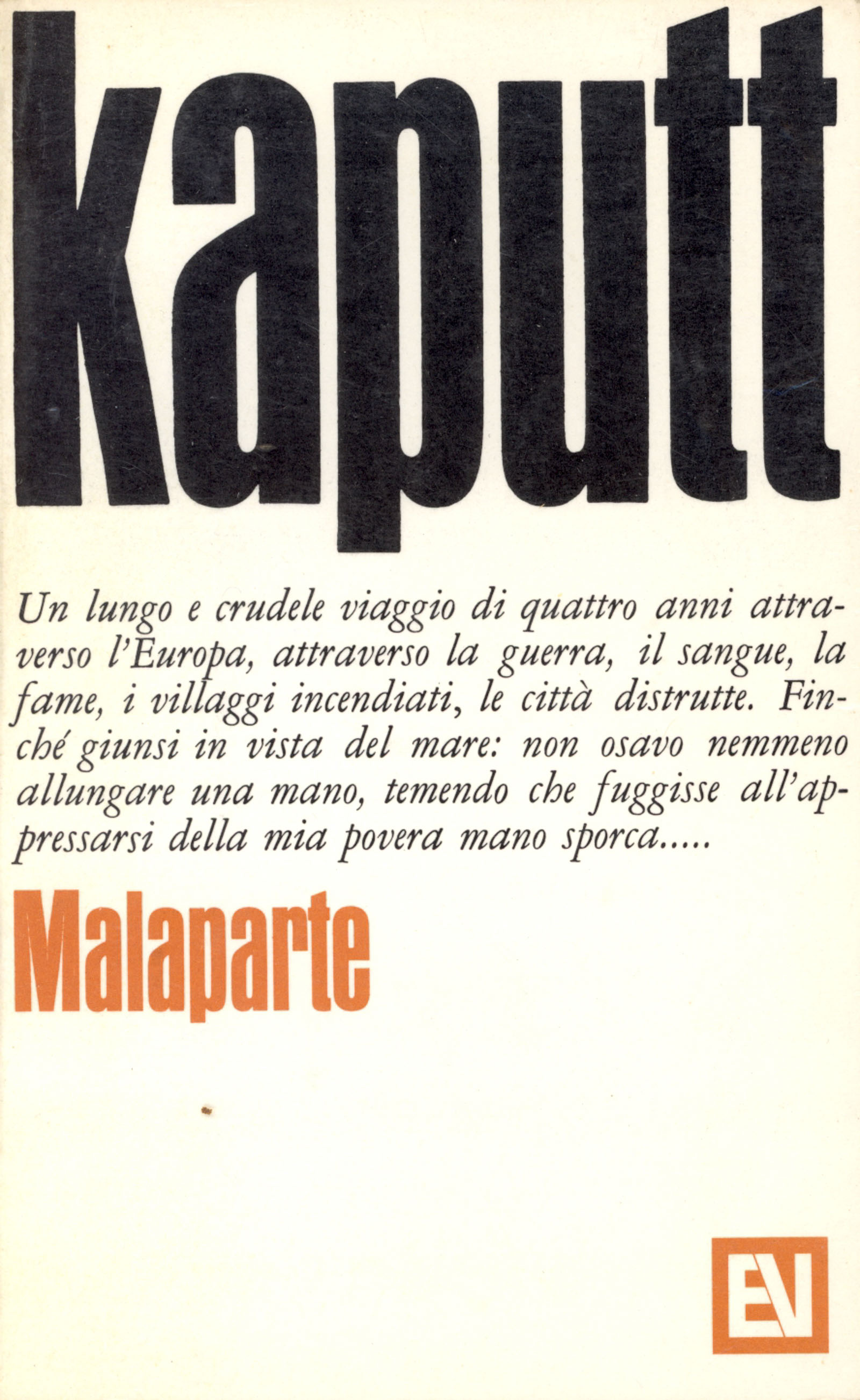 Kaputt. Prima edizione