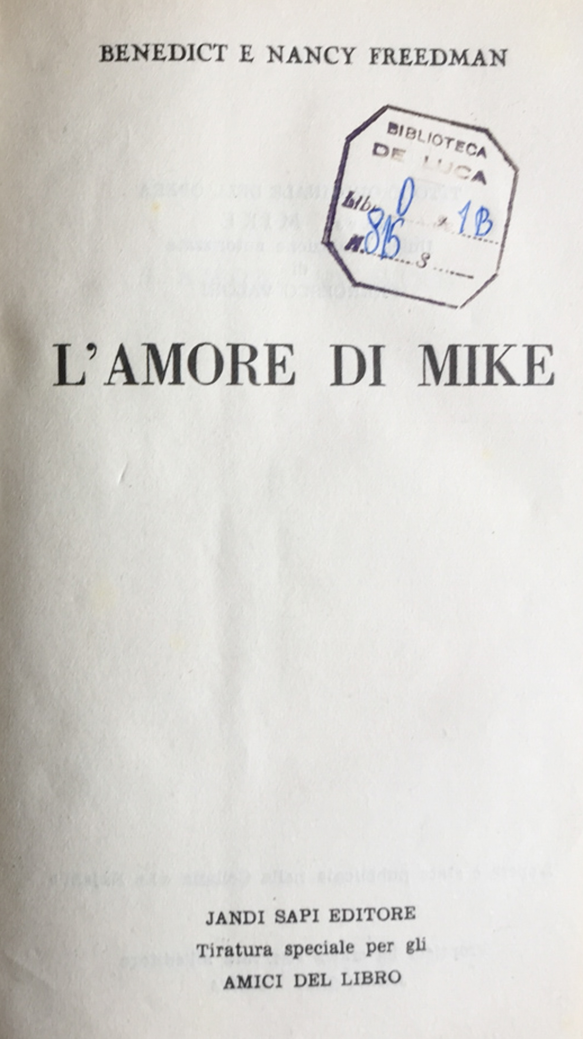 L'amore di Mike