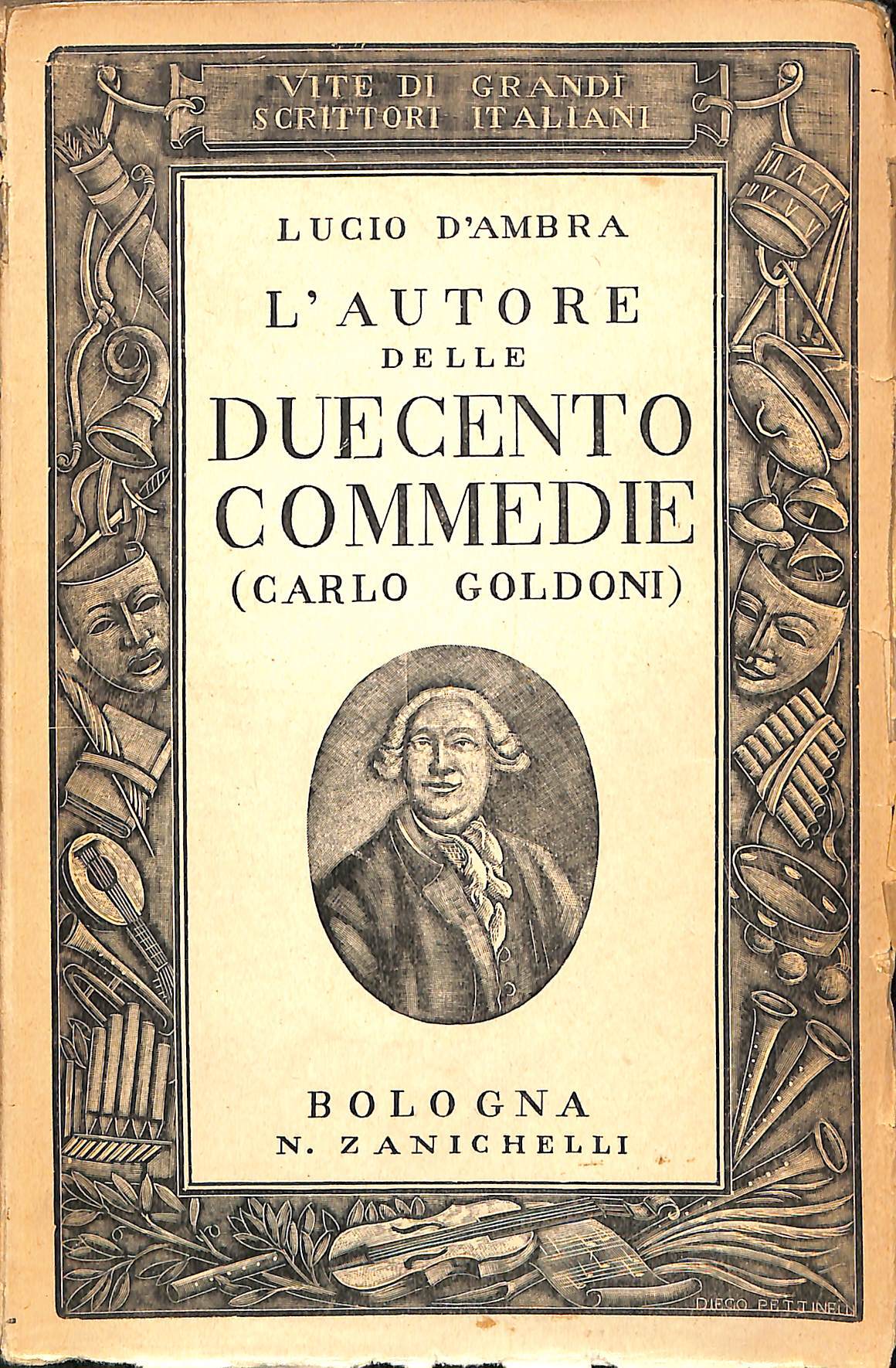 L'autore delle duecento commedie : Carlo Goldoni