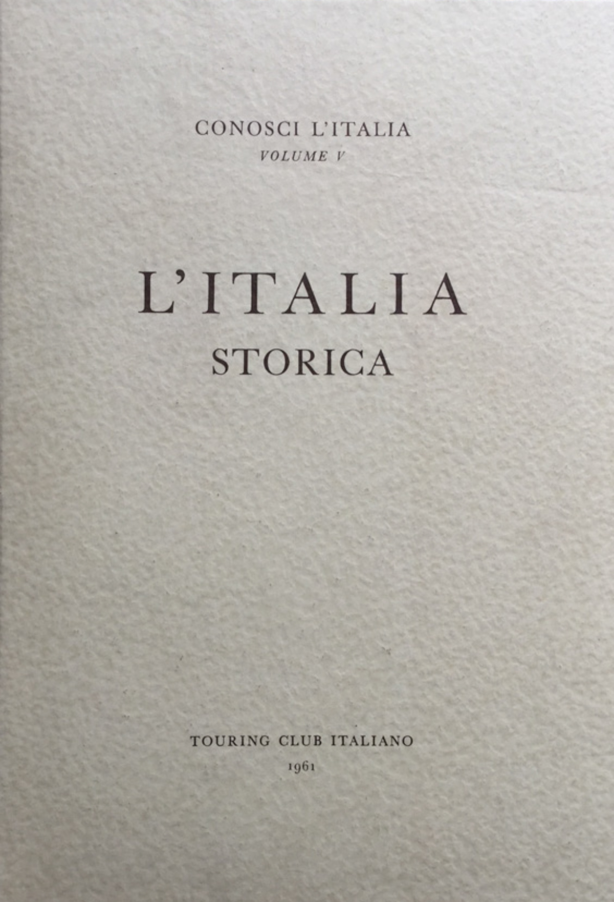 L'Italia storica