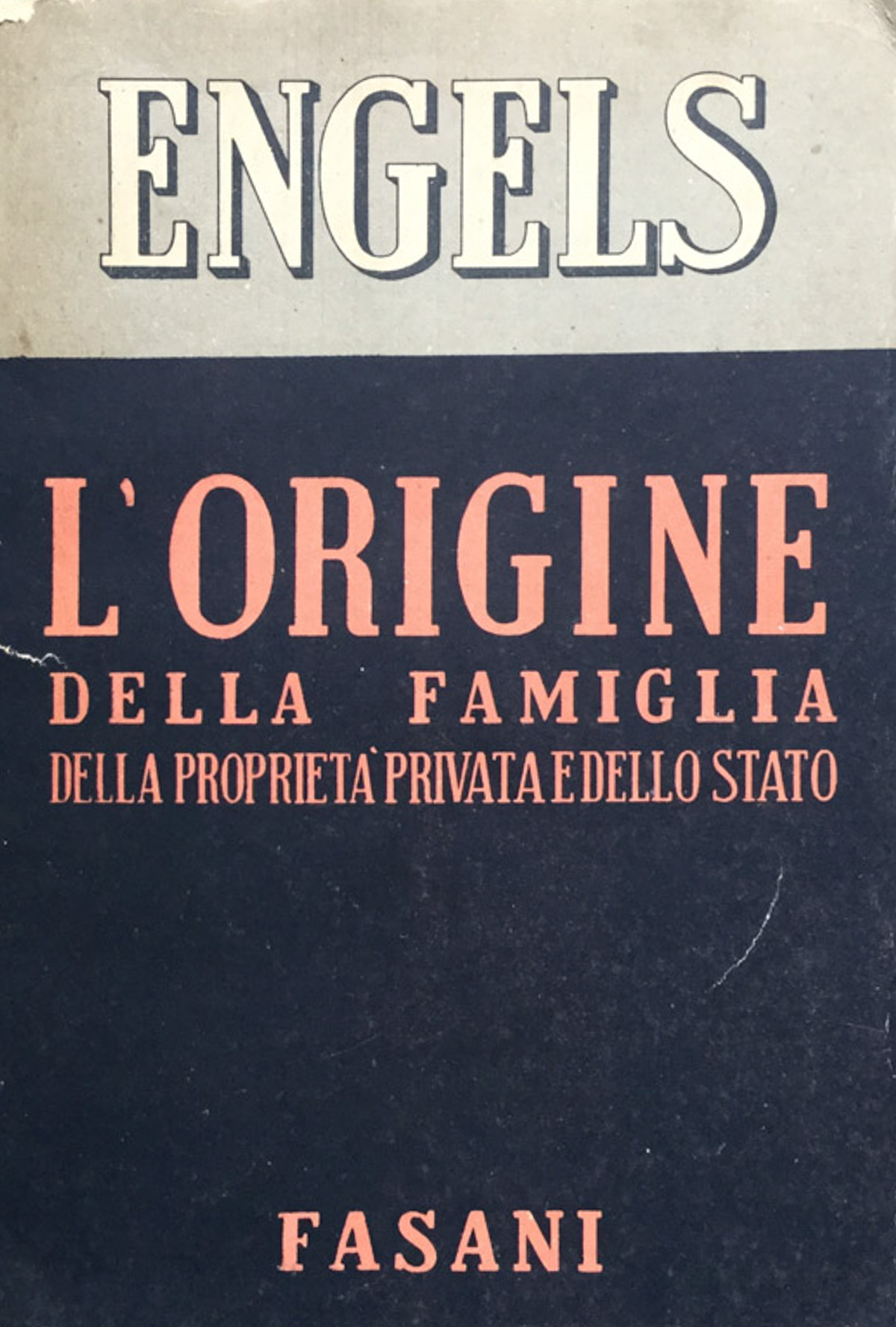 L'origine della famiglia, della proprieta' privata e dello Stato