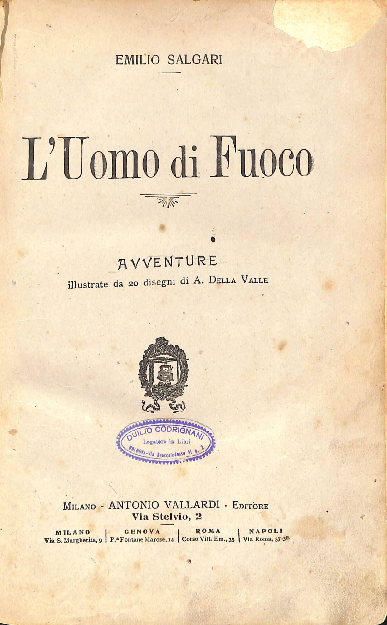 L'uomo di fuoco: avventure