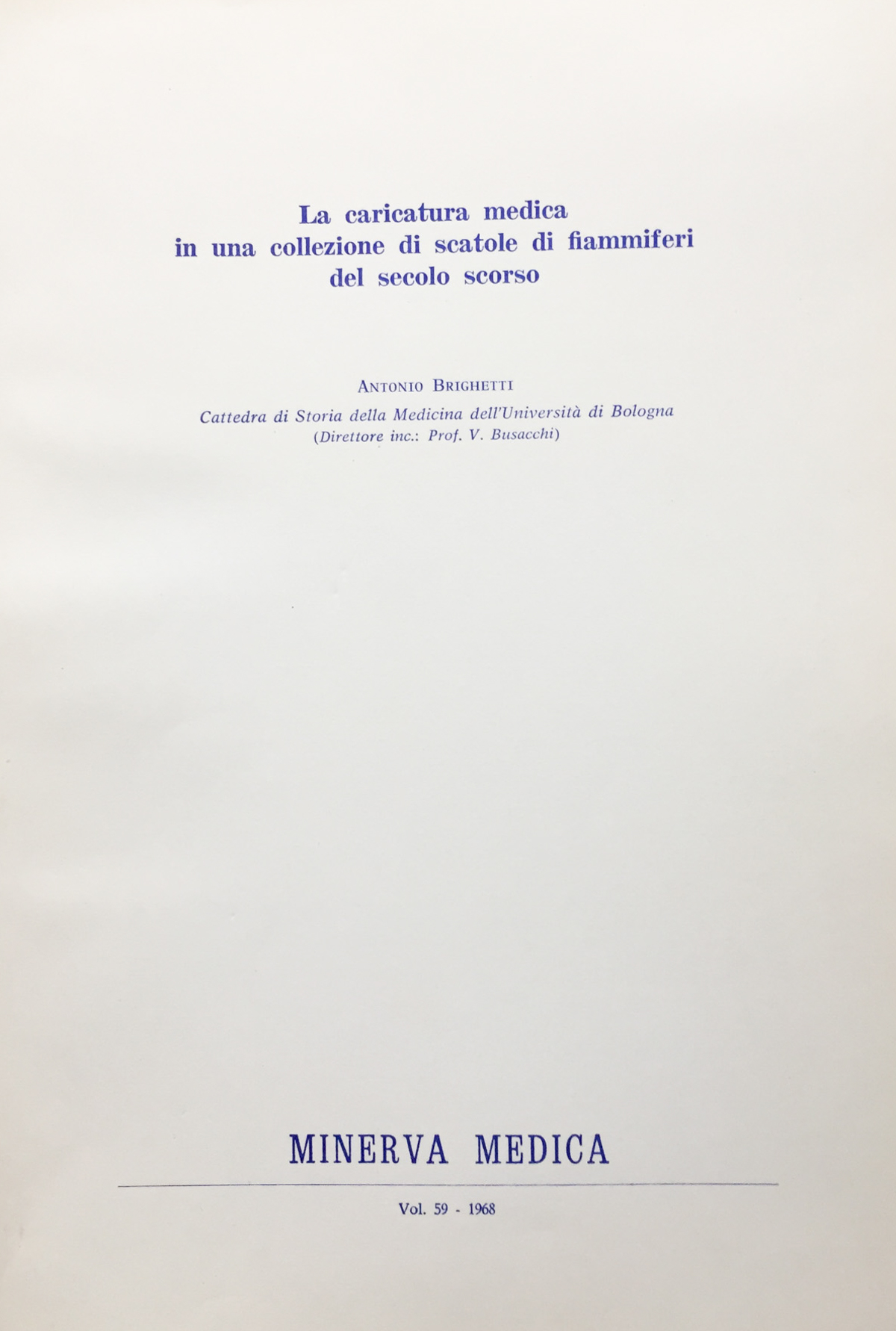 La caricatura medica in una collezione di scatole di fiammiferi …