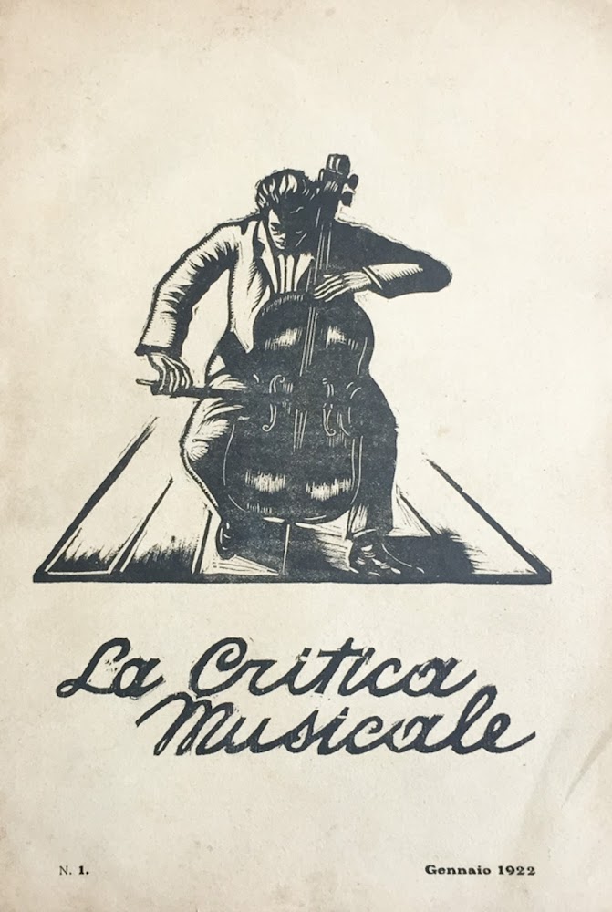 La critica musicale. Gennaio 1922