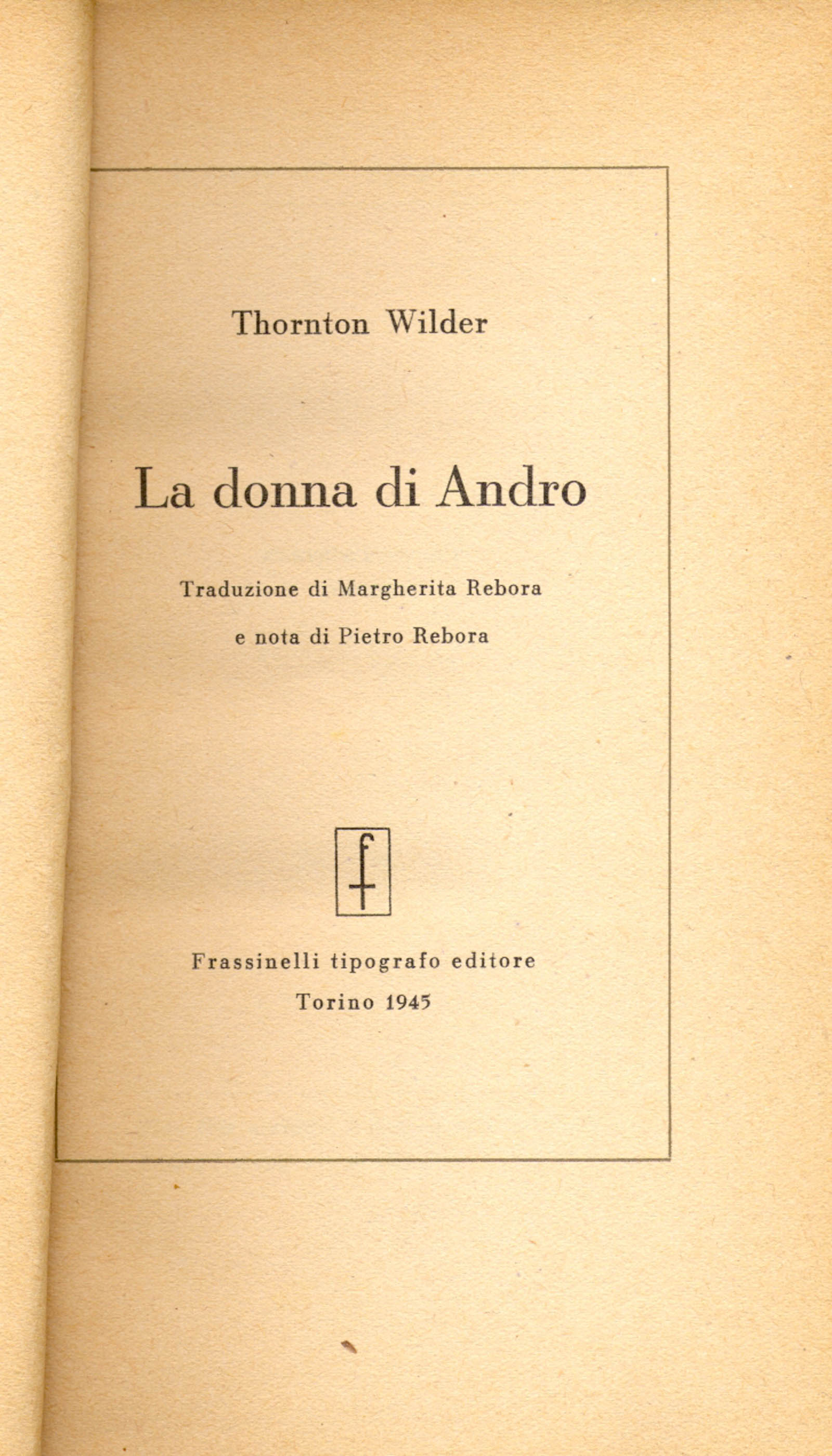 La donna di Andro