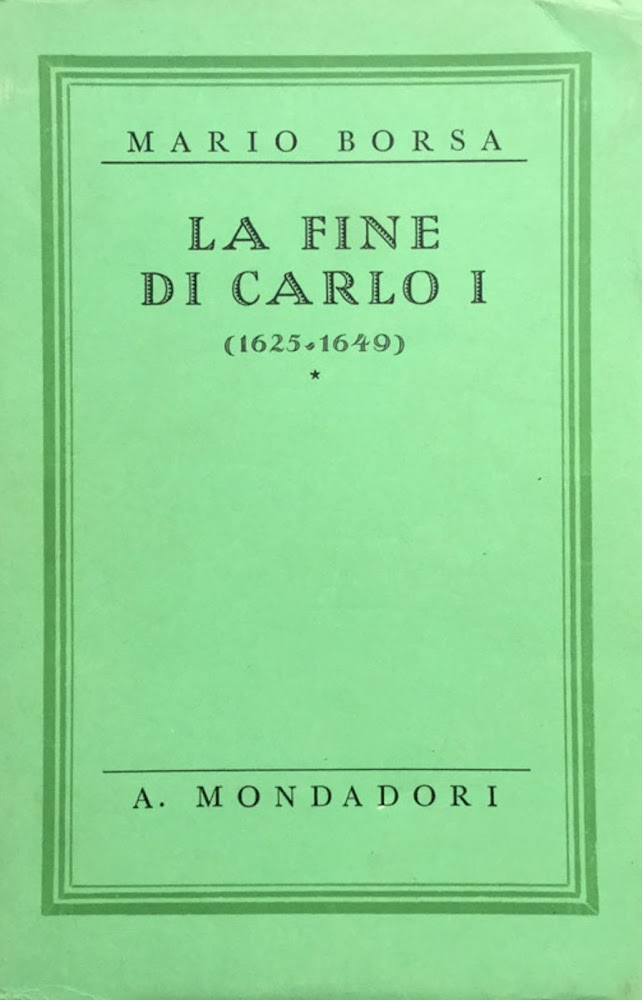 La fine di Carlo 1. [primo] (1625-1649)