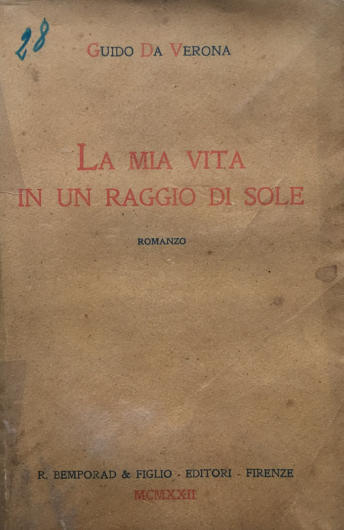 La mia vita in un raggio di sole