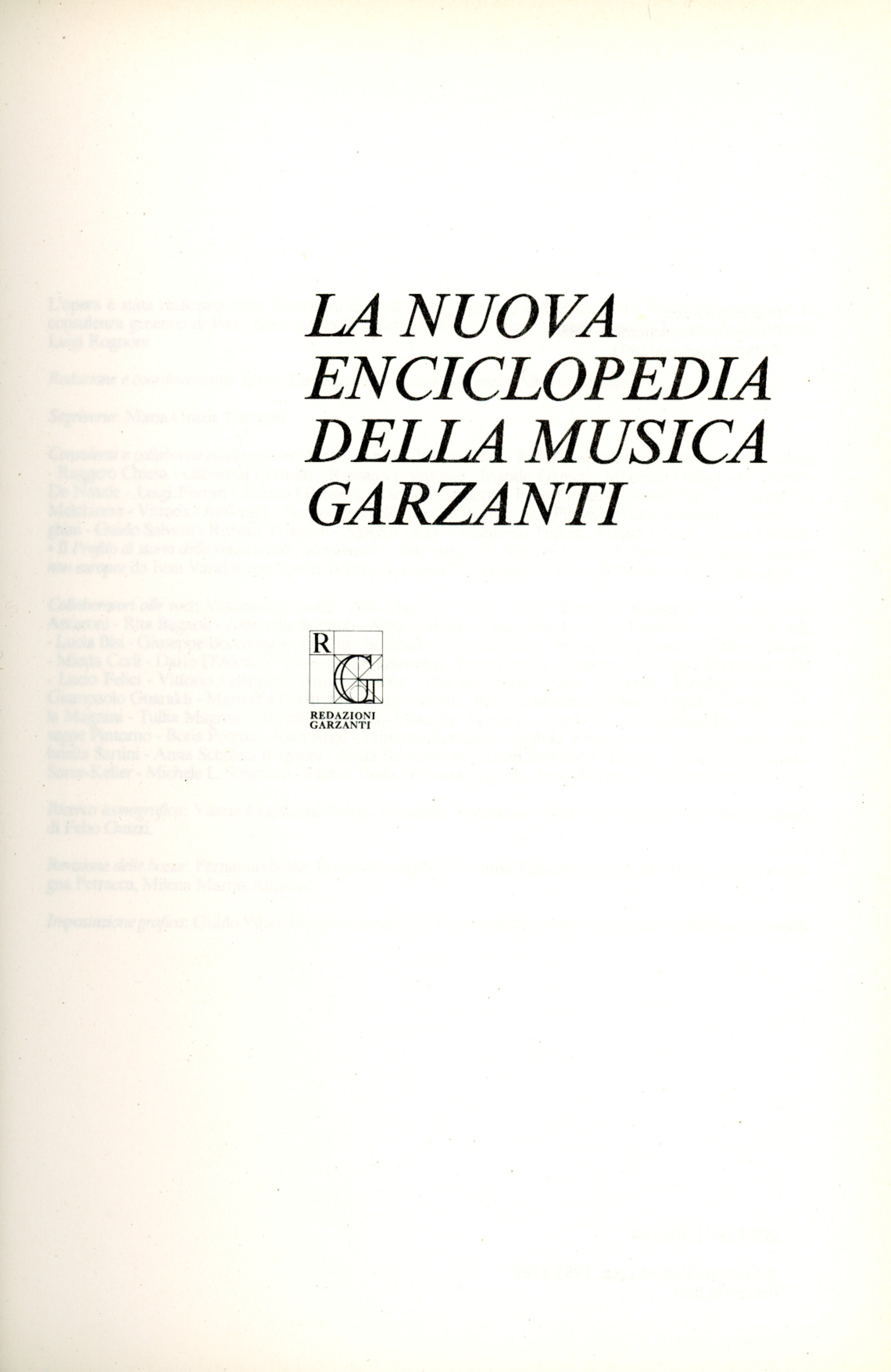 La nuova enciclopedia della musica