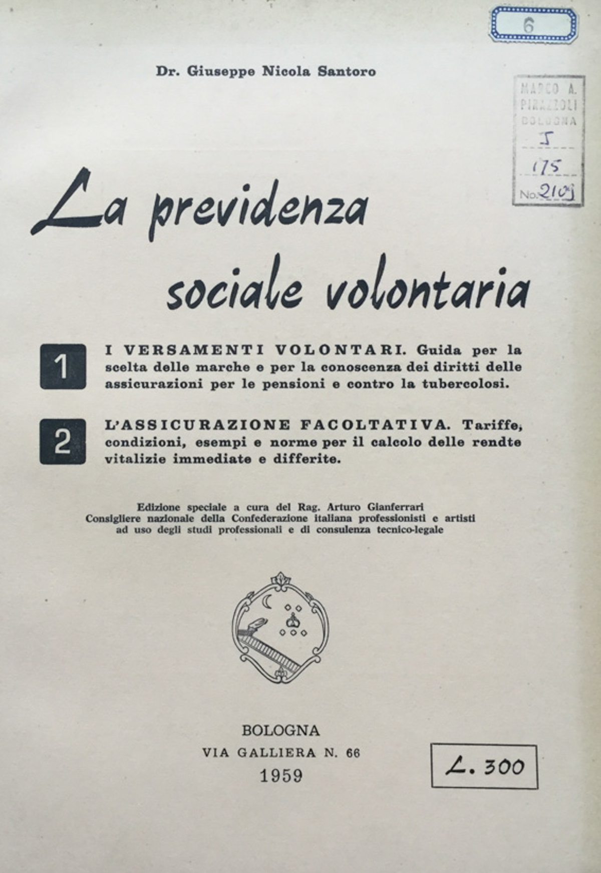 La previdenza sociale volontaria