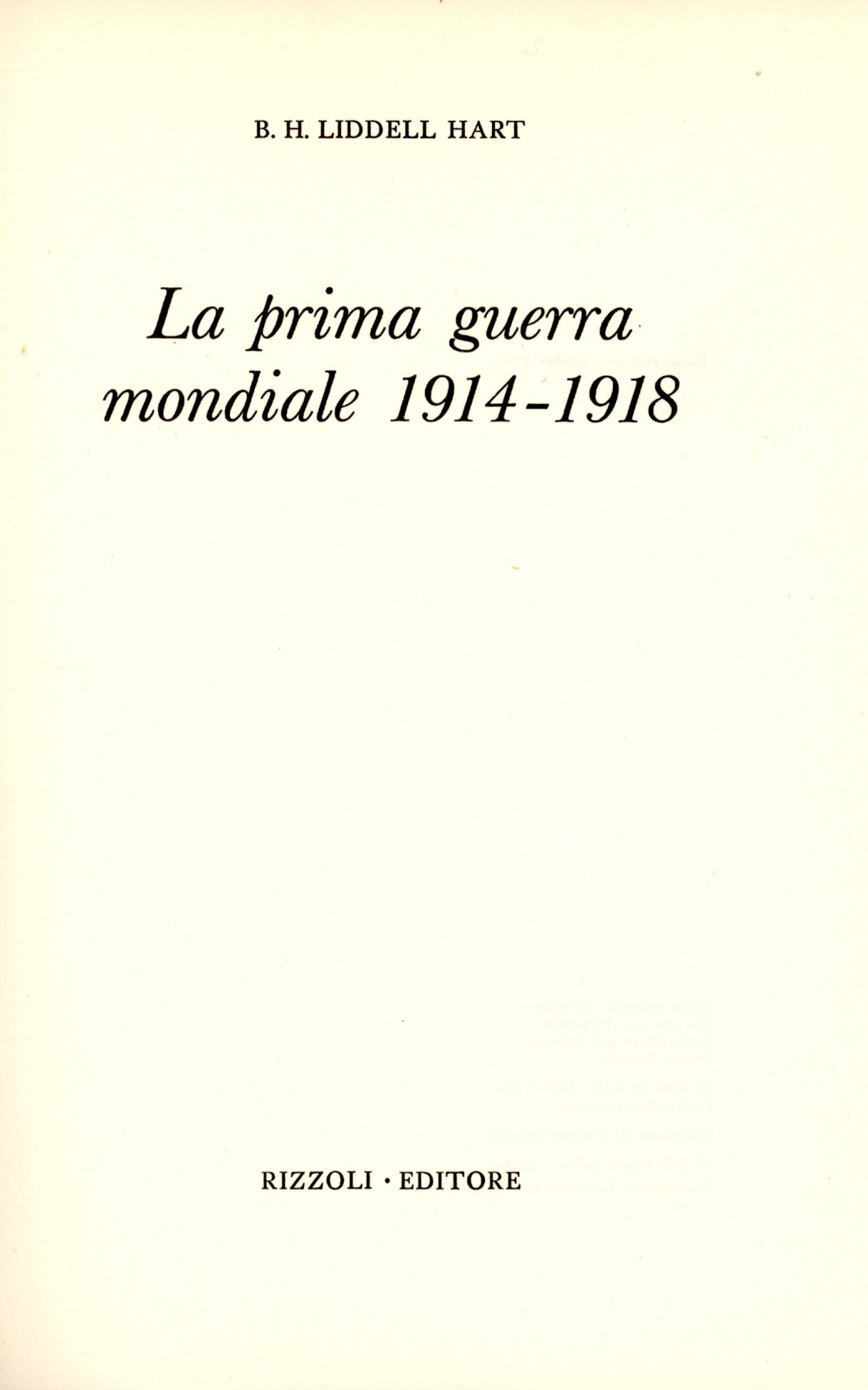 La prima guerra mondiale 1914-1918