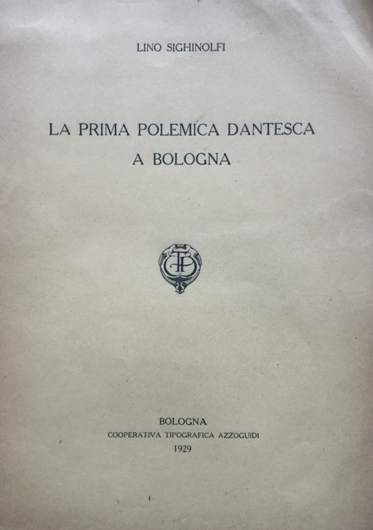 La prima polemica dantesca a Bologna