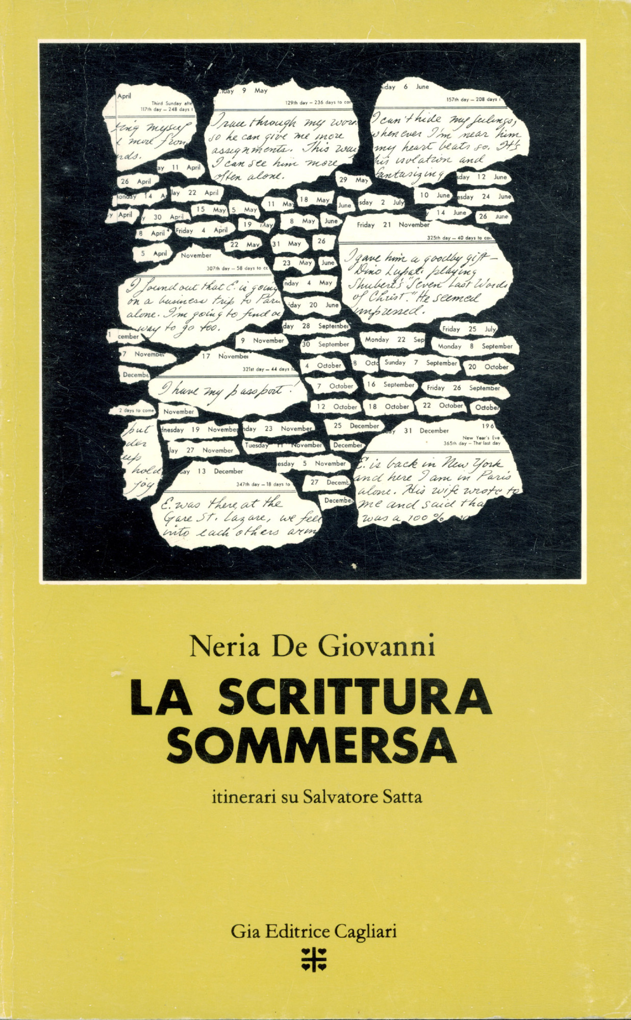 La scrittura sommersa : itinerari su Salvatore Satta