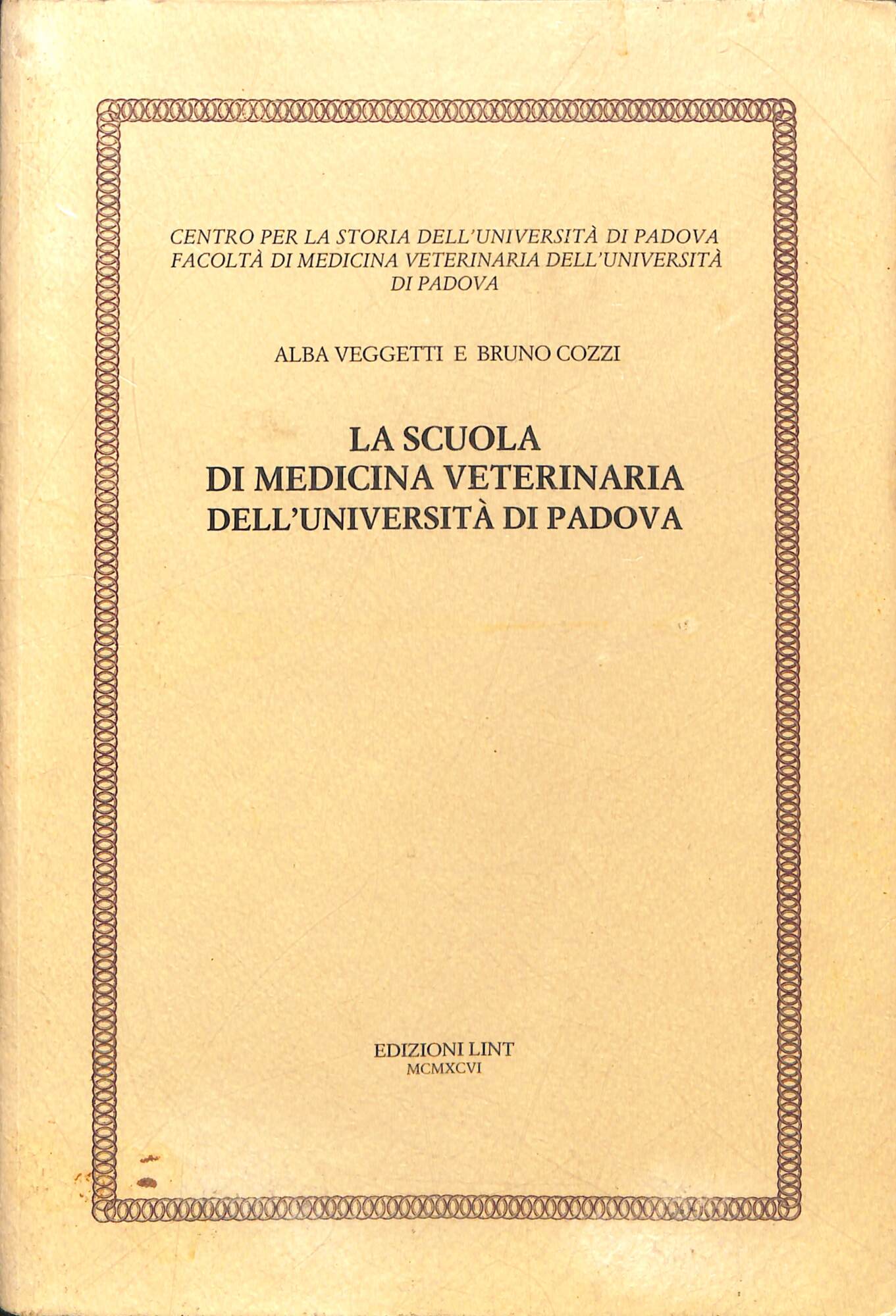La scuola di medicina veterinaria dell'Università di Padova