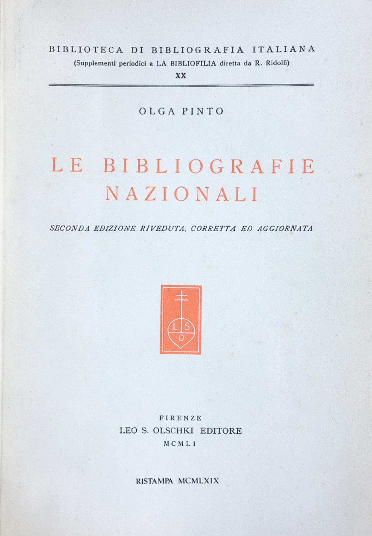Le bibliografie nazionali
