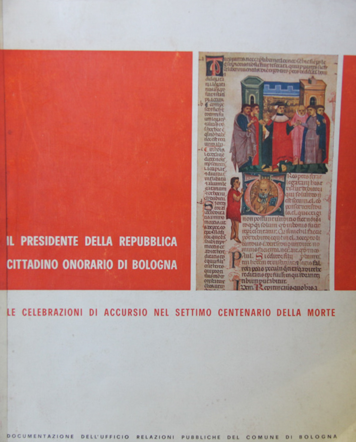 Le celebrazioni di Accursio nel settimo centenario della morte