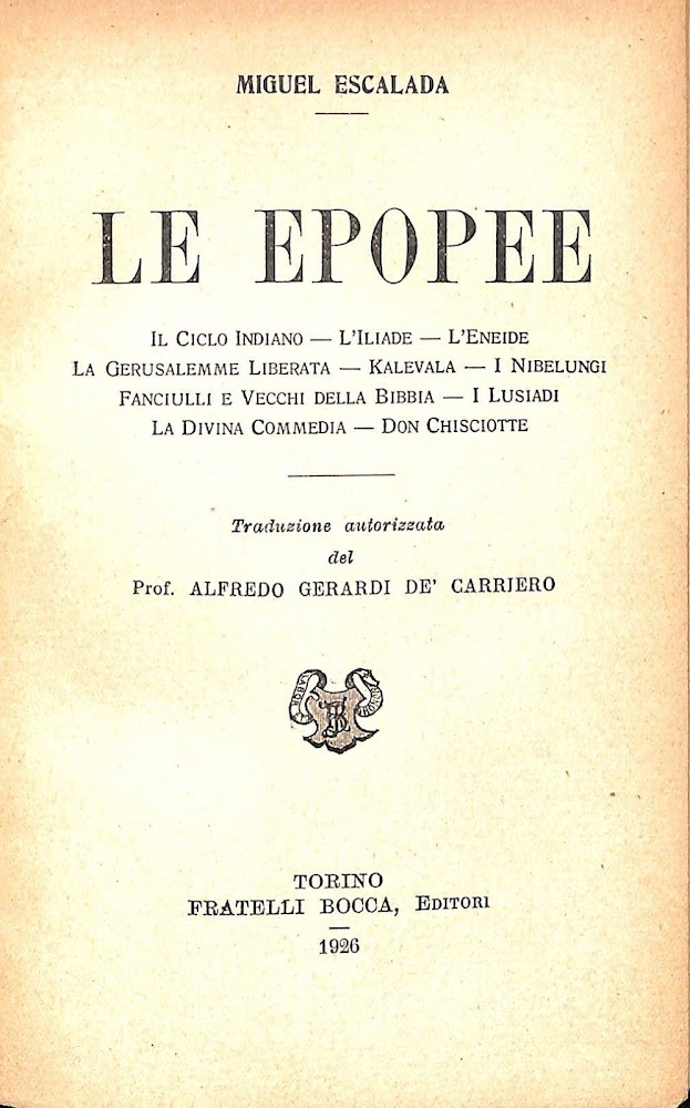 Le epopee