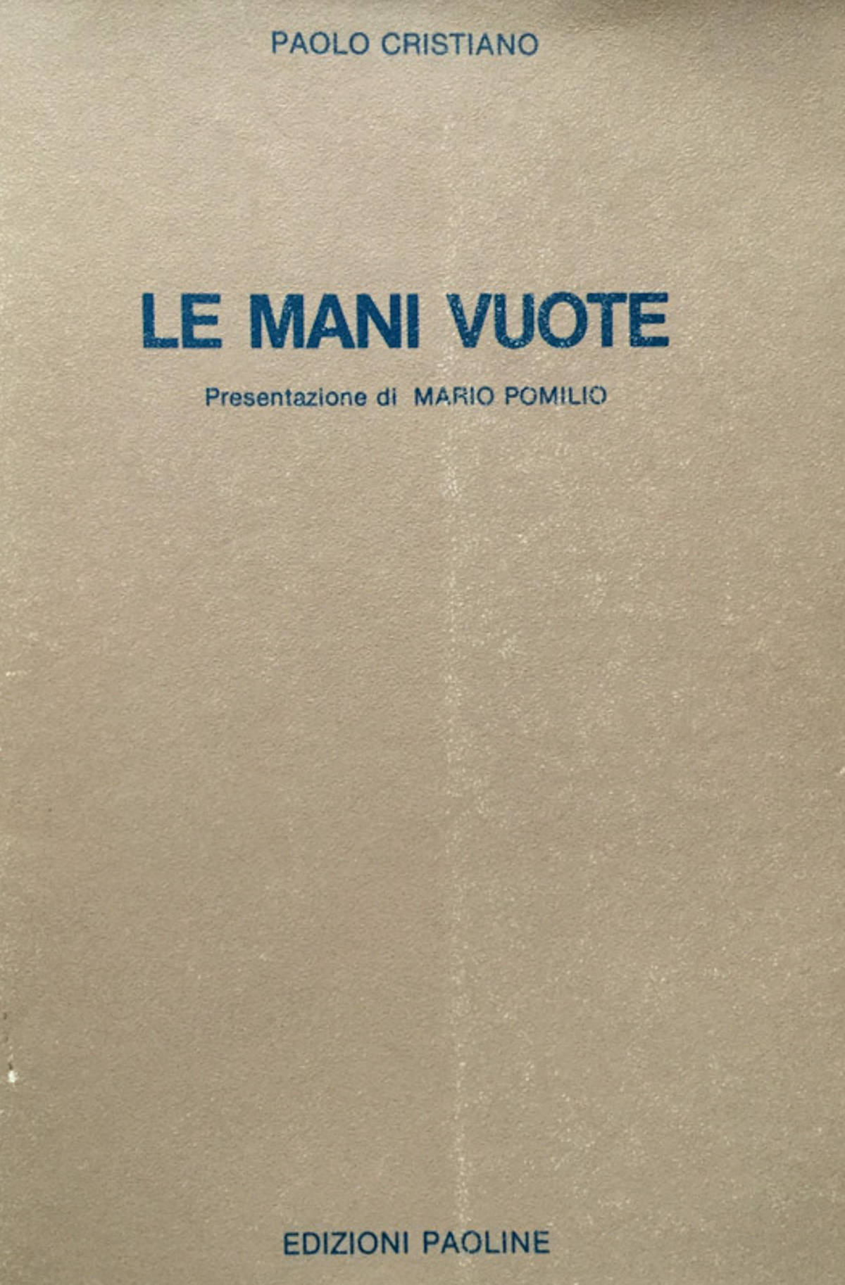 Le mani vuote