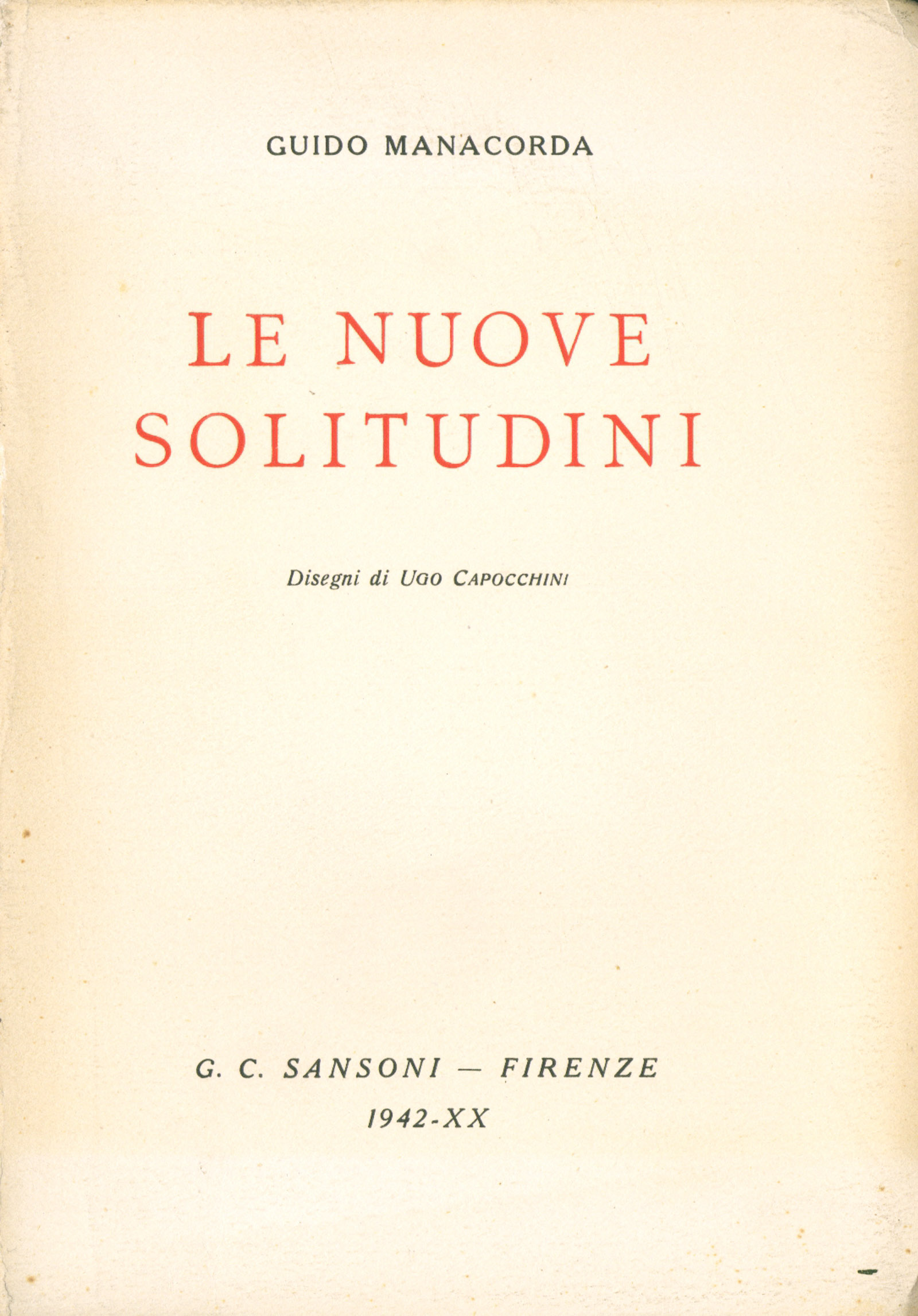Le nuove solitudini