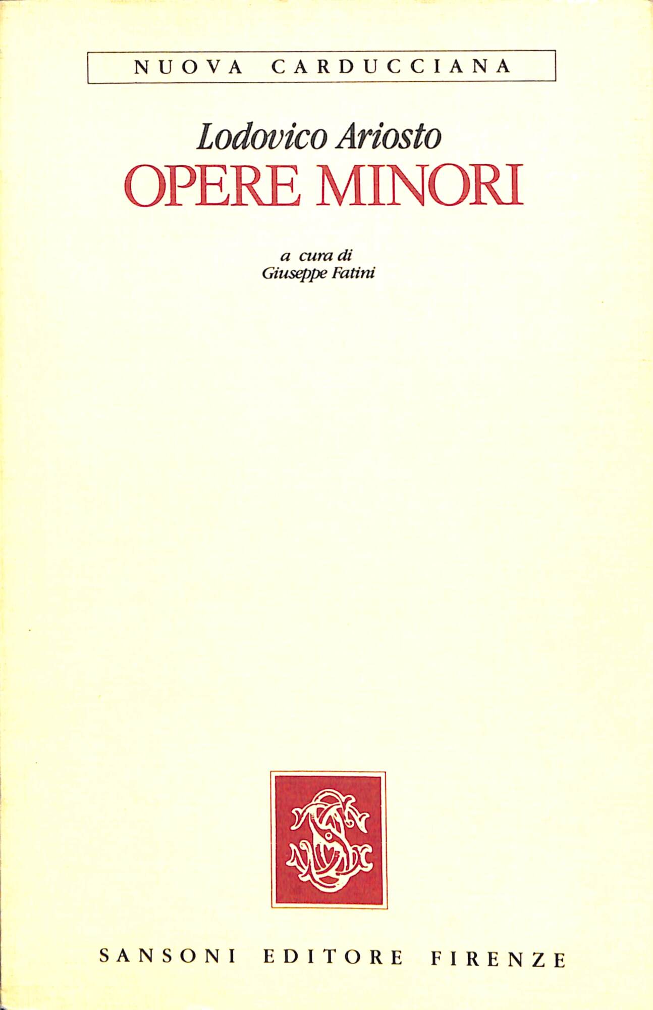 Le opere minori