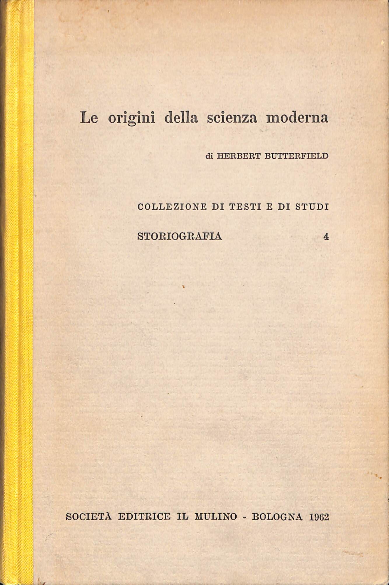 Le origini della scienza moderna