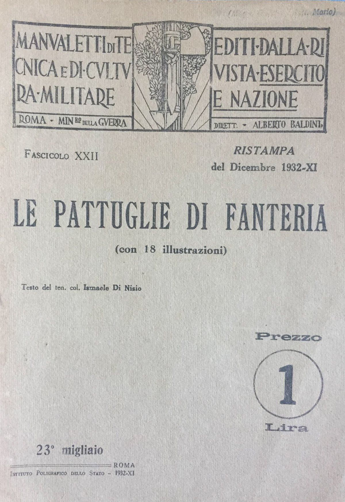 Le pattuglie di fanteria