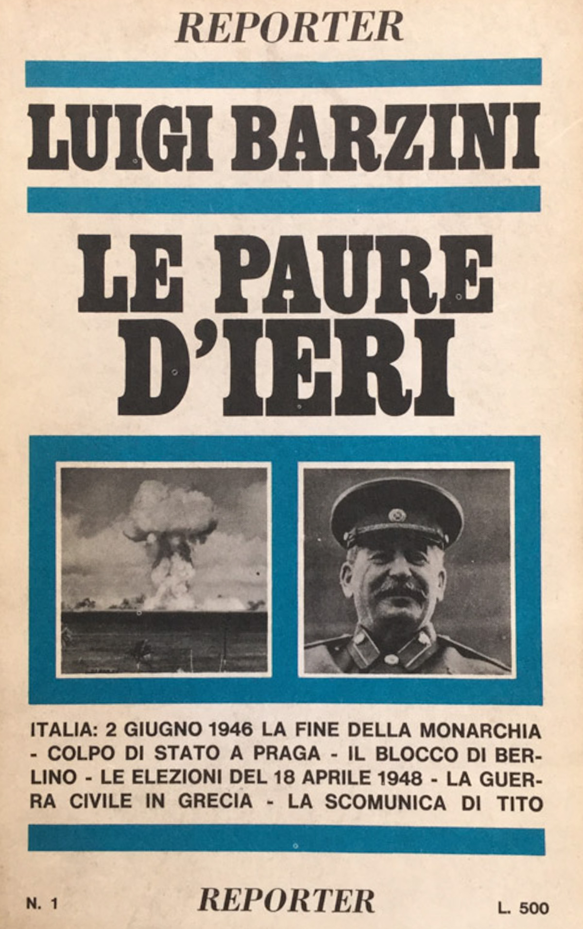 Le paure di ieri