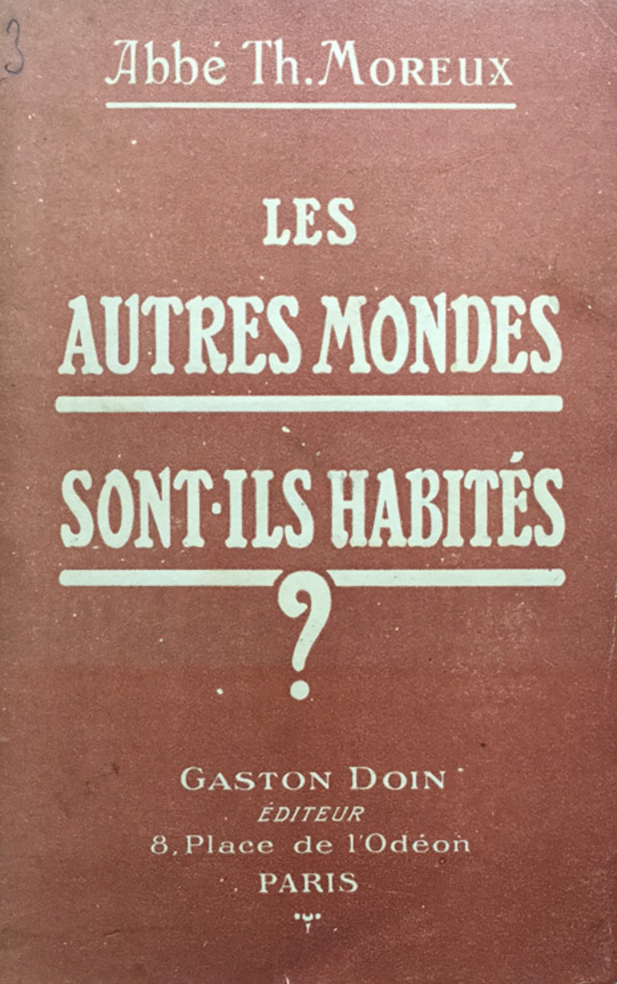 Les autres mondes sont-ils habites?