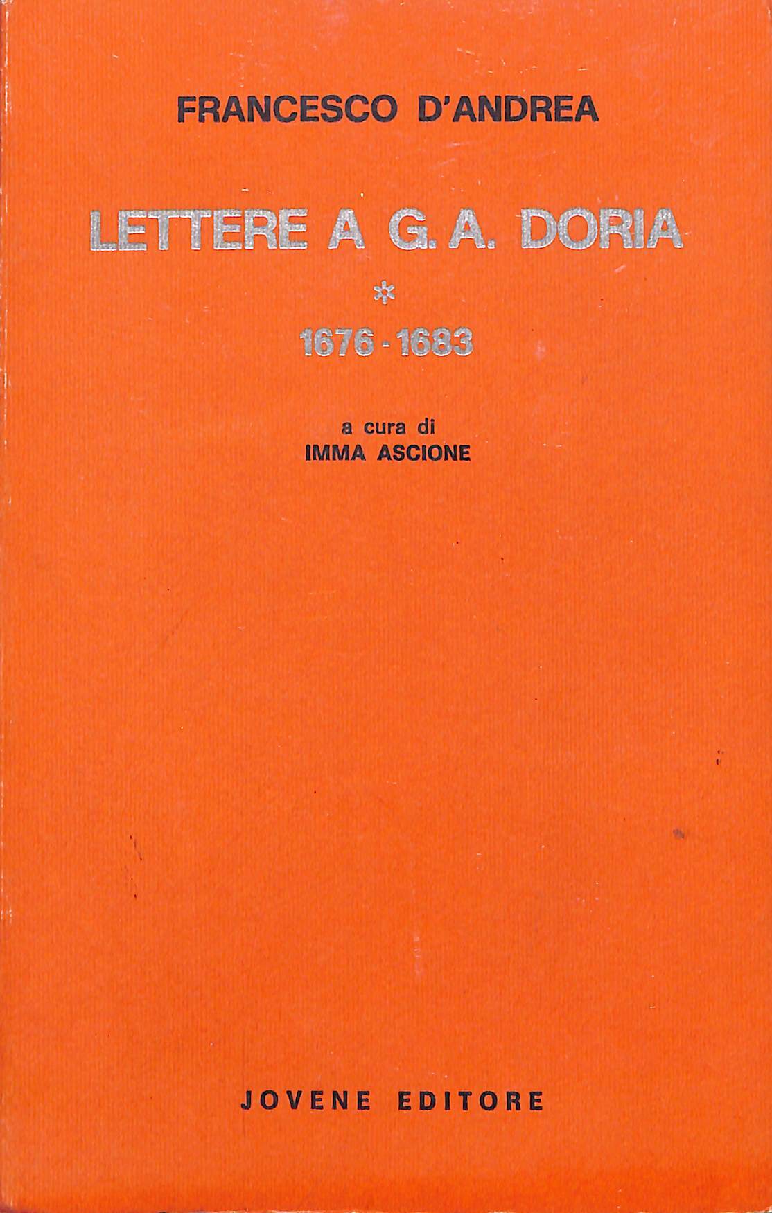 Lettere a G. A. Doria